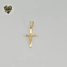 (1-2162) Gold Laminate - Cross Pendants - BGF