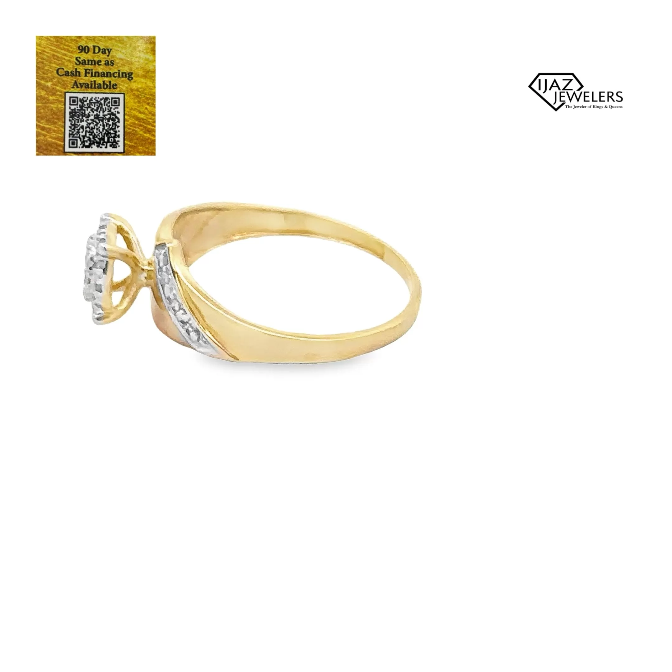 10K Gold 0.10 CTW Diamond Ladies Ring