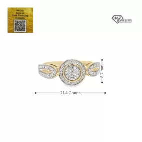 10K Gold 0.10 CTW Diamond Ring