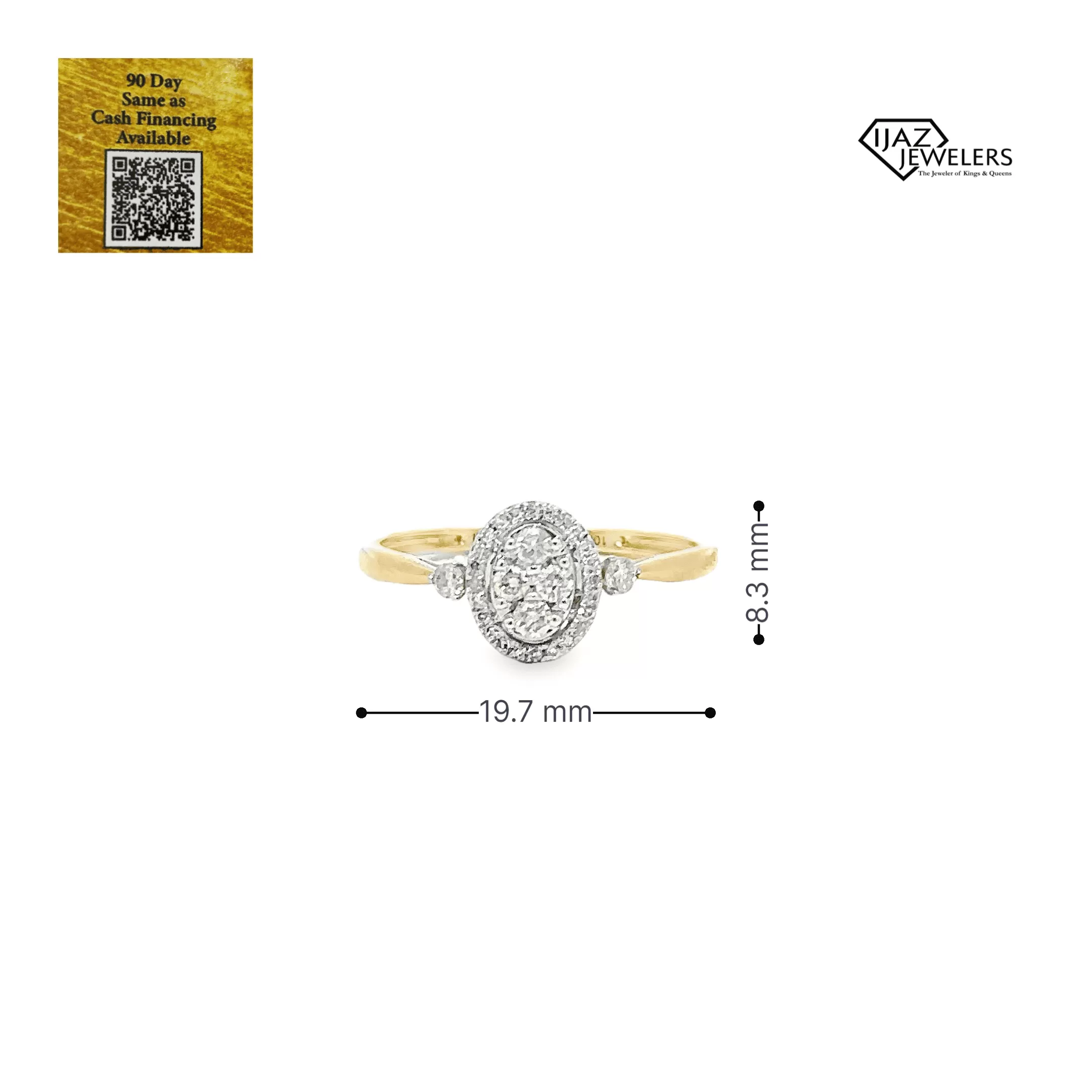 10K Gold 0.24 CTW Diamond Ladies Ring