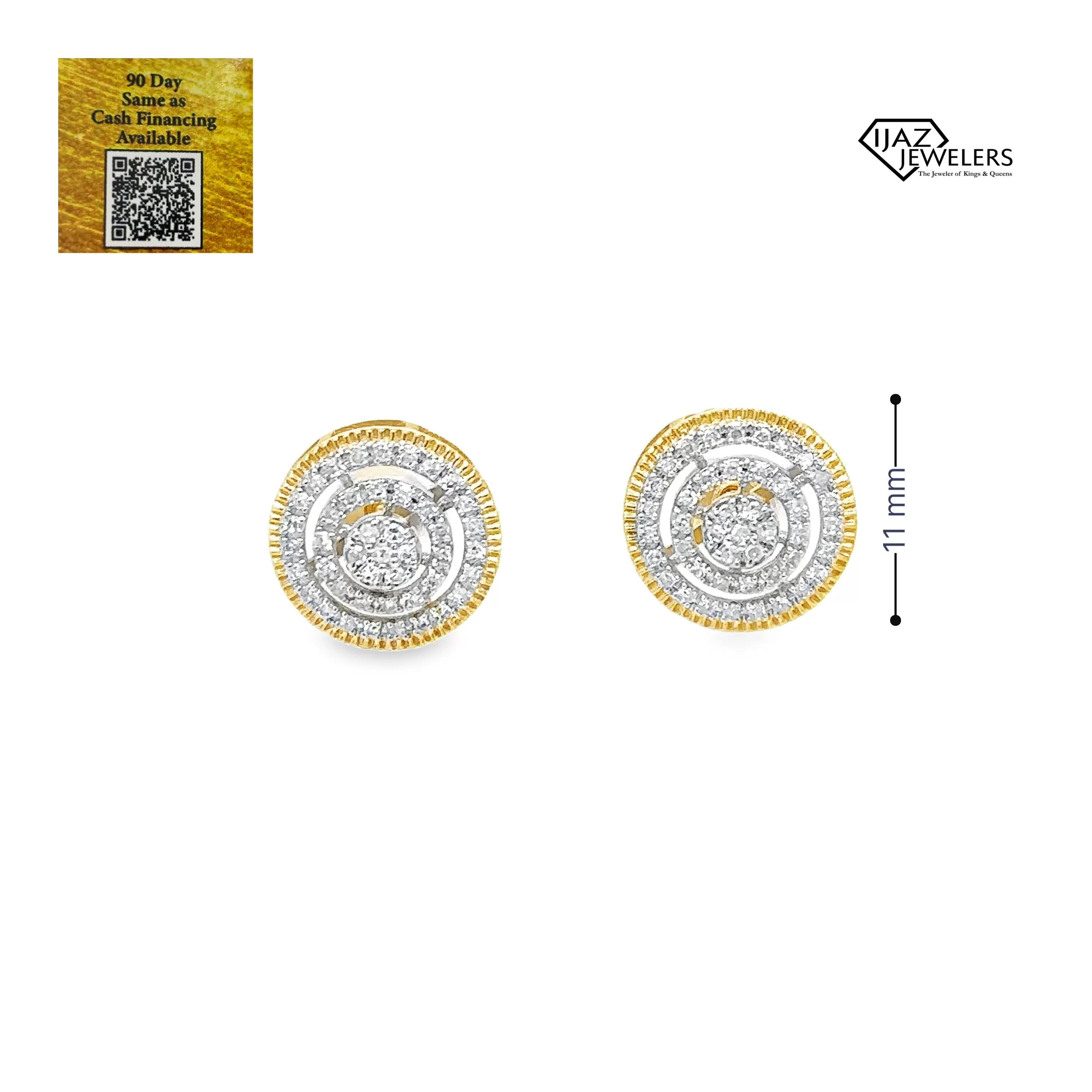 10K Gold 0.33 CTW Diamond Earrings