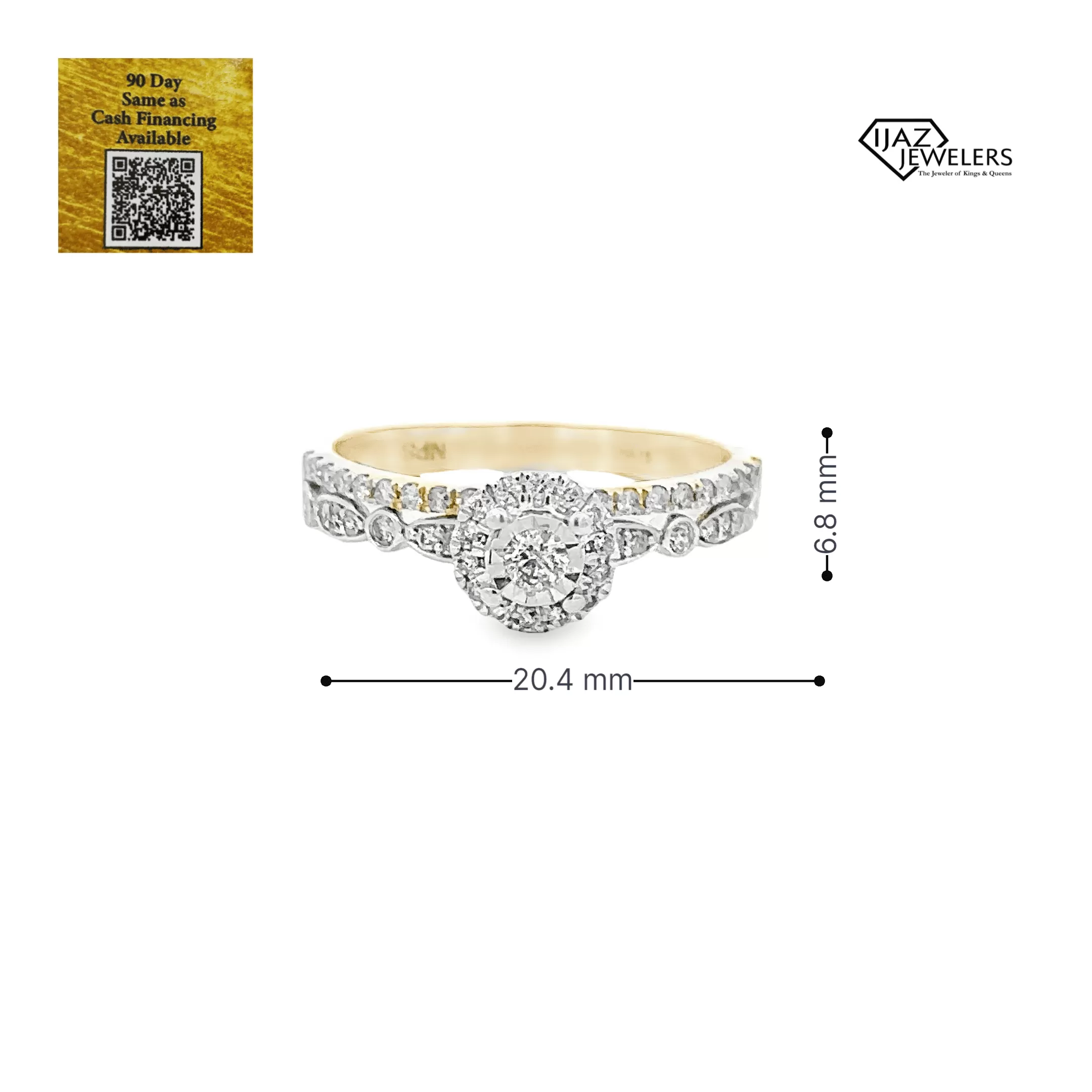 10K Gold 0.40 CTW Diamond Ladies Ring