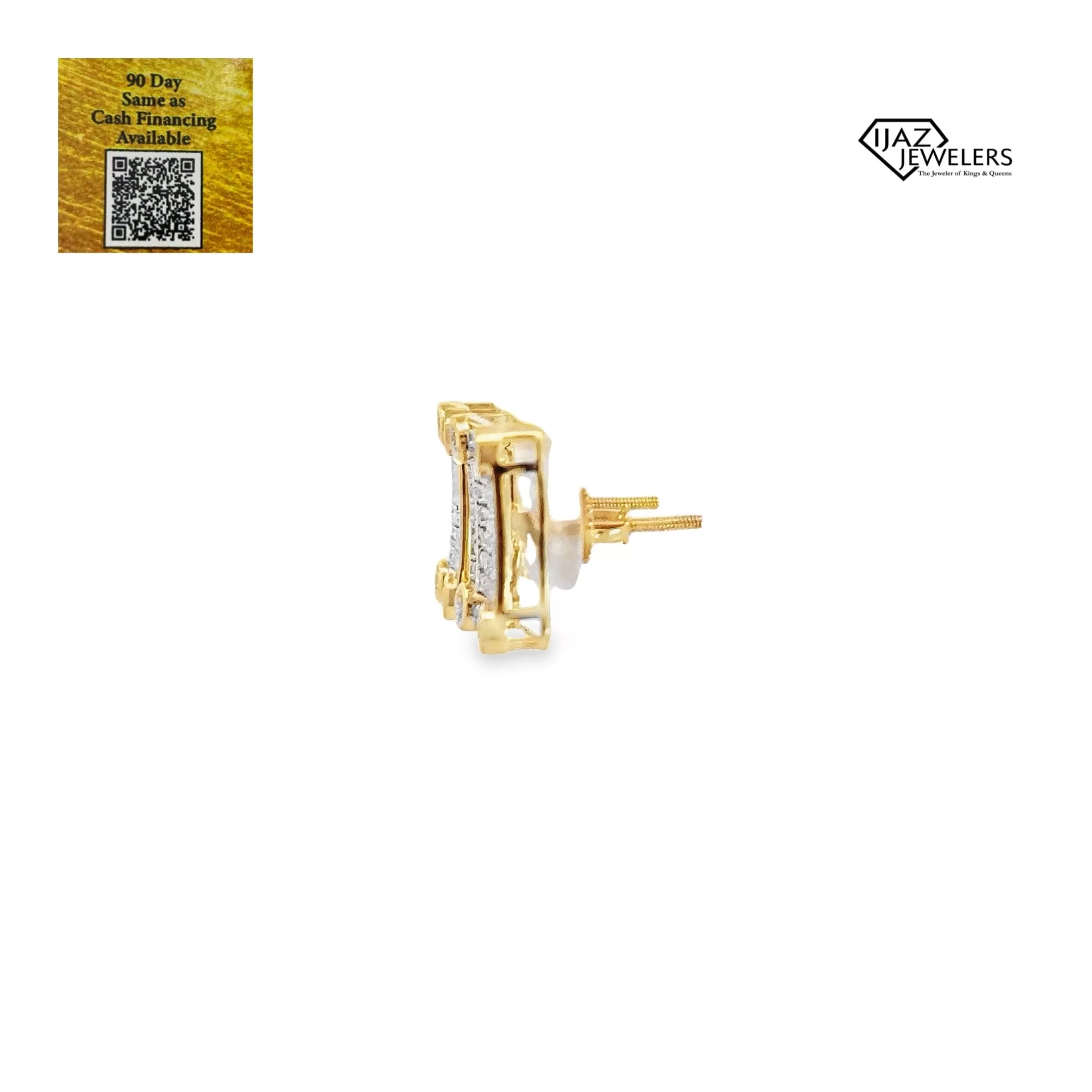 10K Gold 0.57 CTW Diamond Earrings