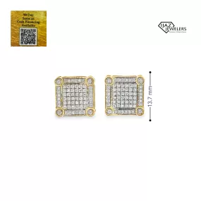 10K Gold 0.57 CTW Diamond Earrings