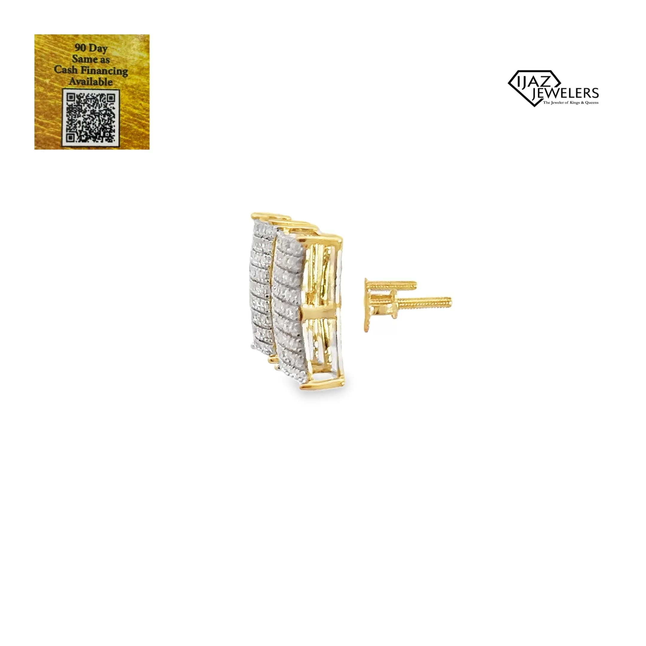 10K Gold 0.60 CTW Diamond Earrings