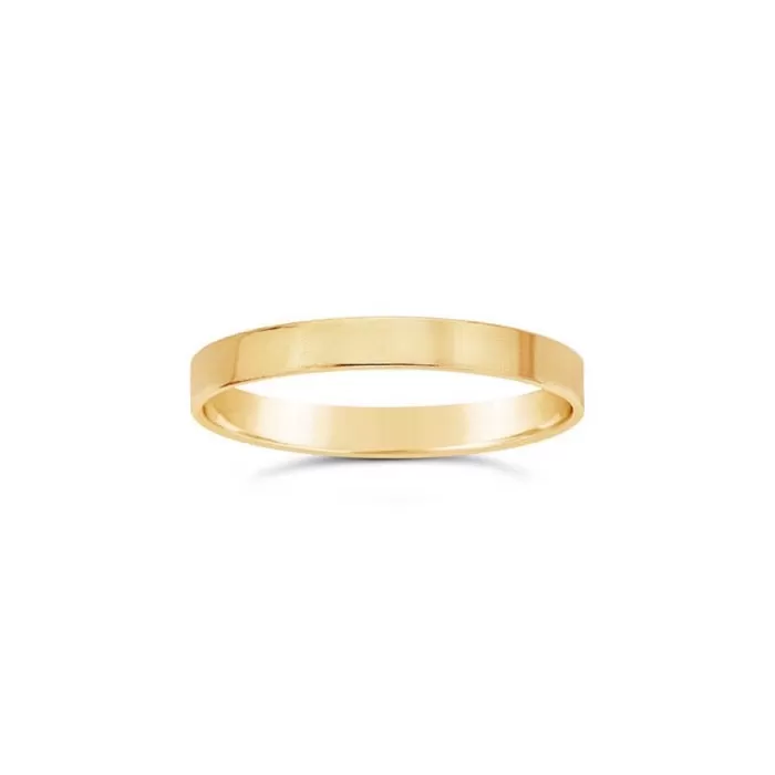 14K GF Flat Band Ring