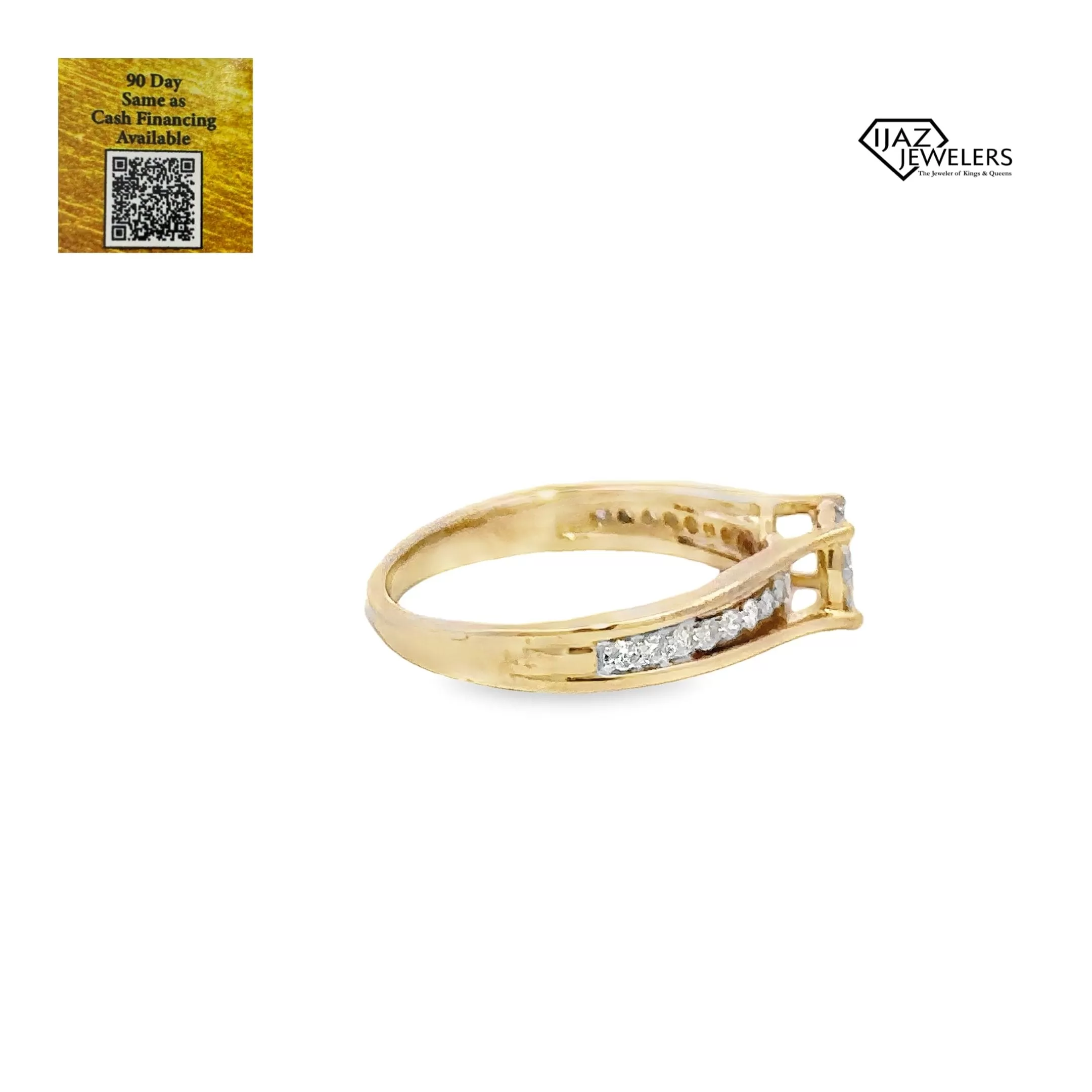 14K Gold 0.32 CTW Diamond Ladies band