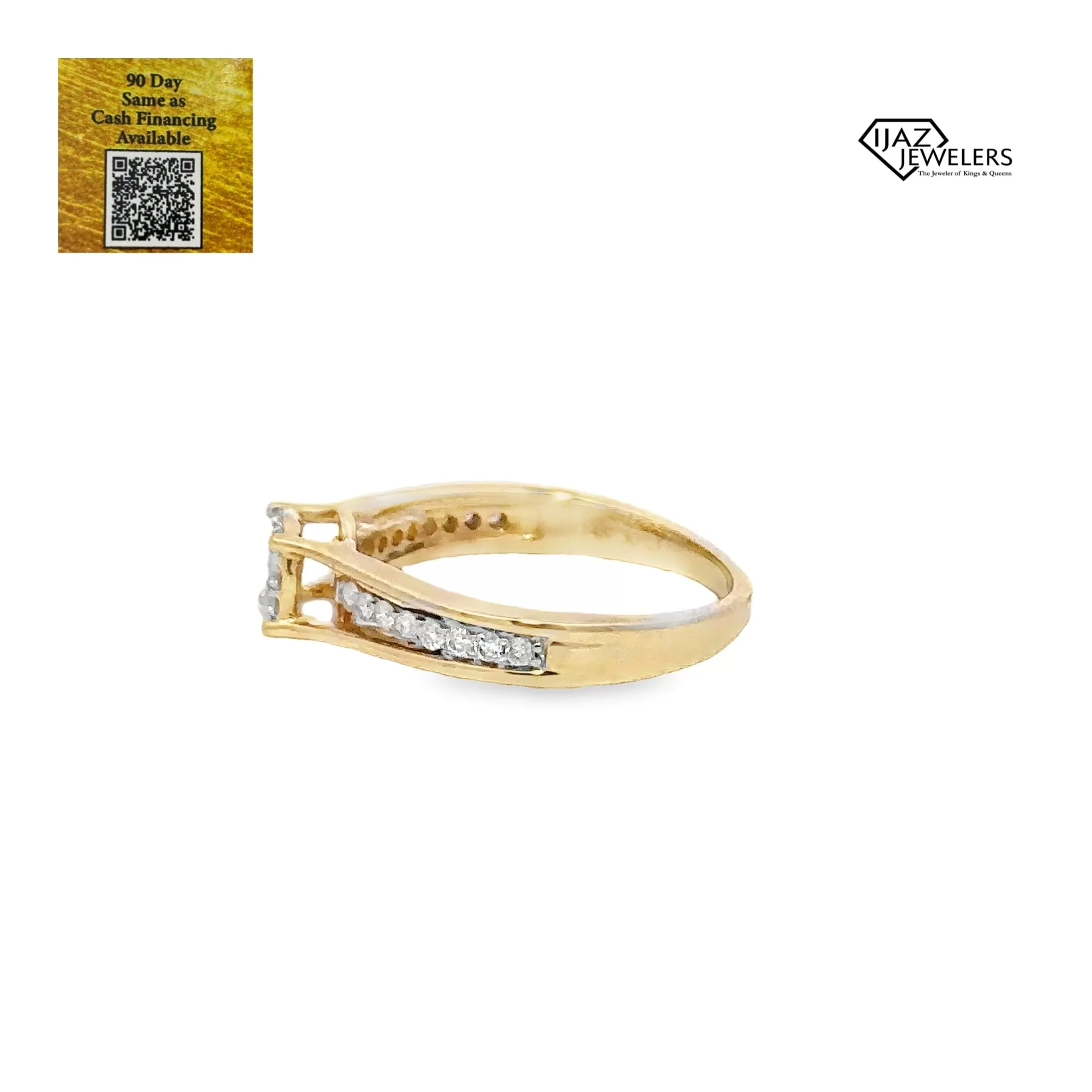 14K Gold 0.32 CTW Diamond Ladies band