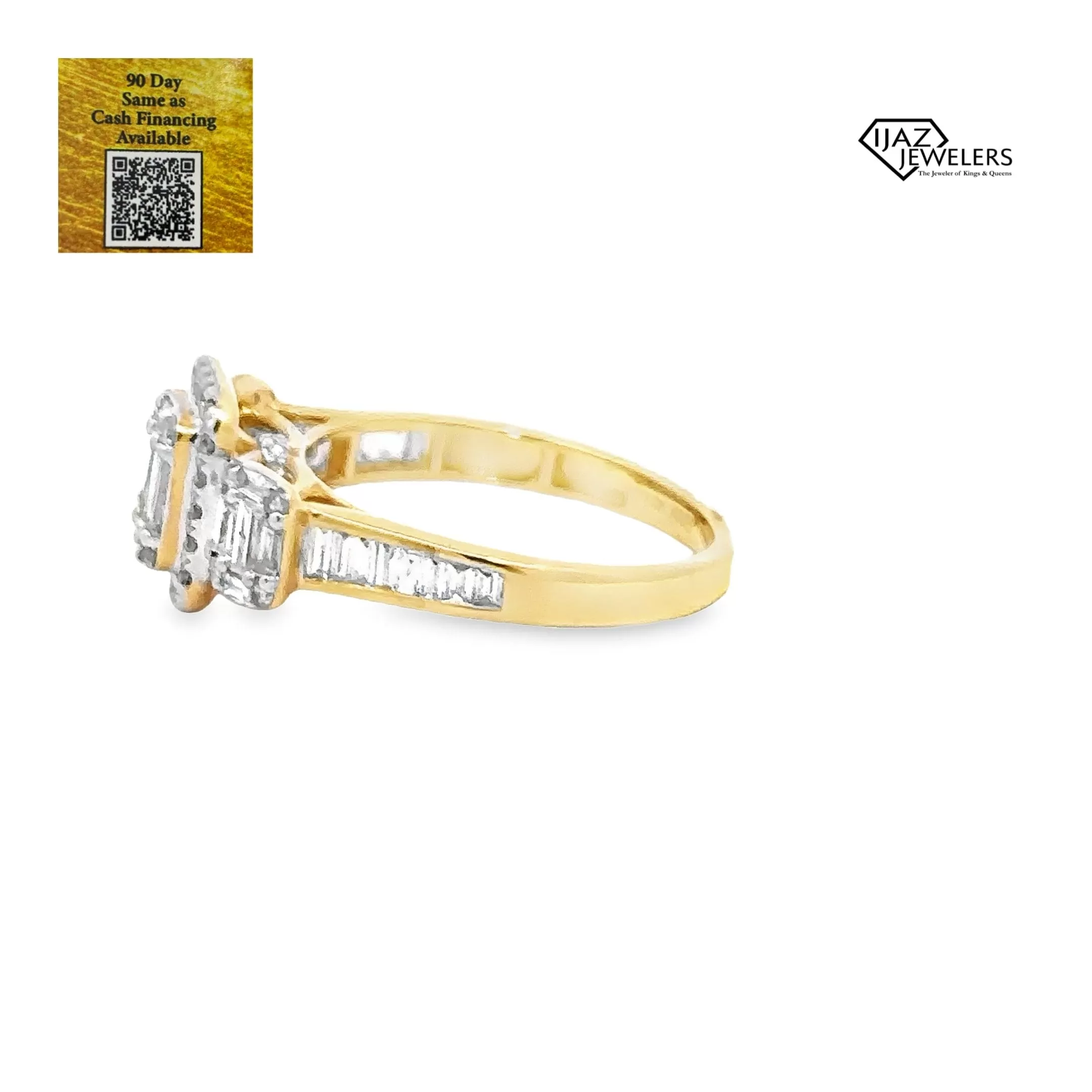 14K Gold 0.95 CTW Diamond Ladies Ring