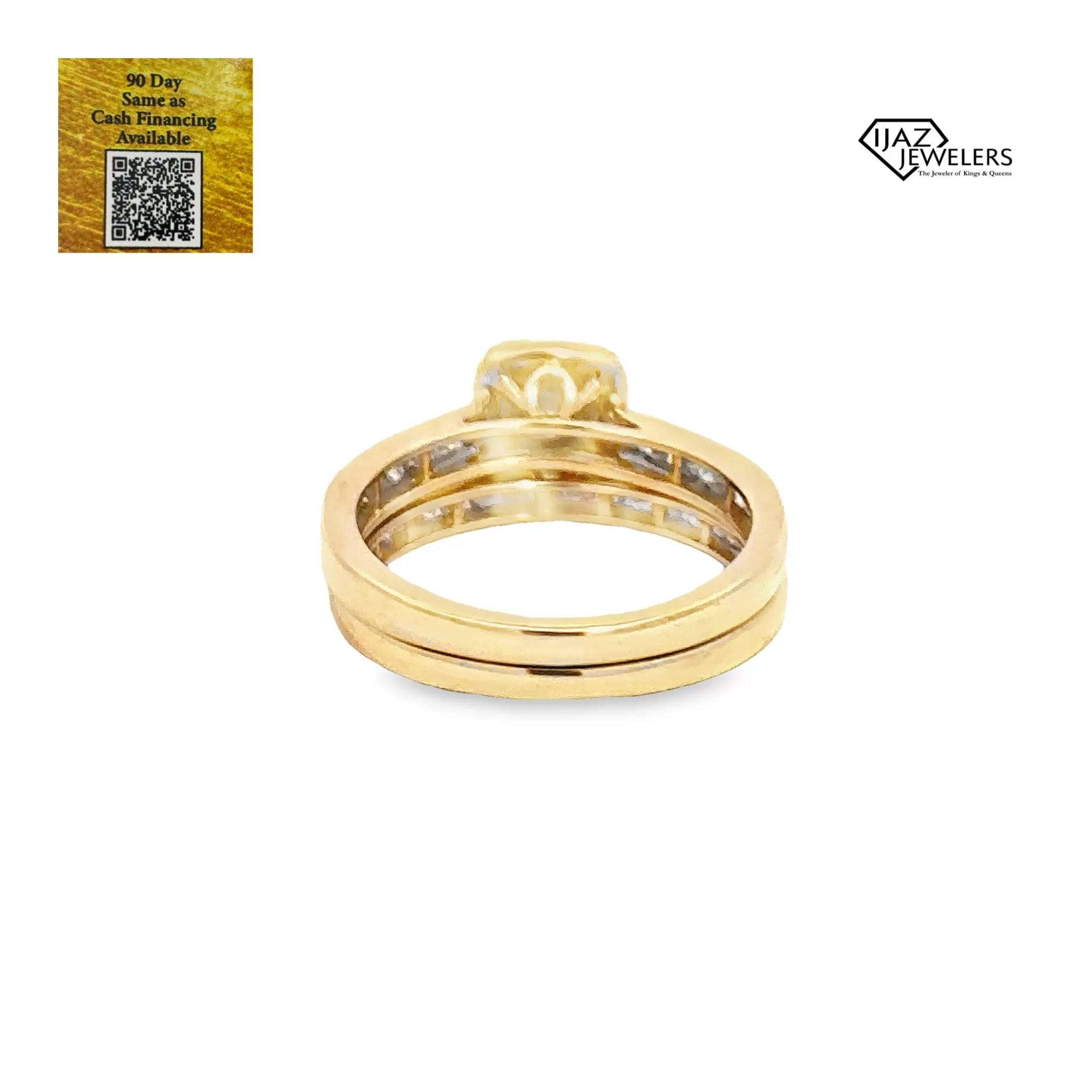 14K Gold 1.00 CTW Diamond Ladies Wedding Set