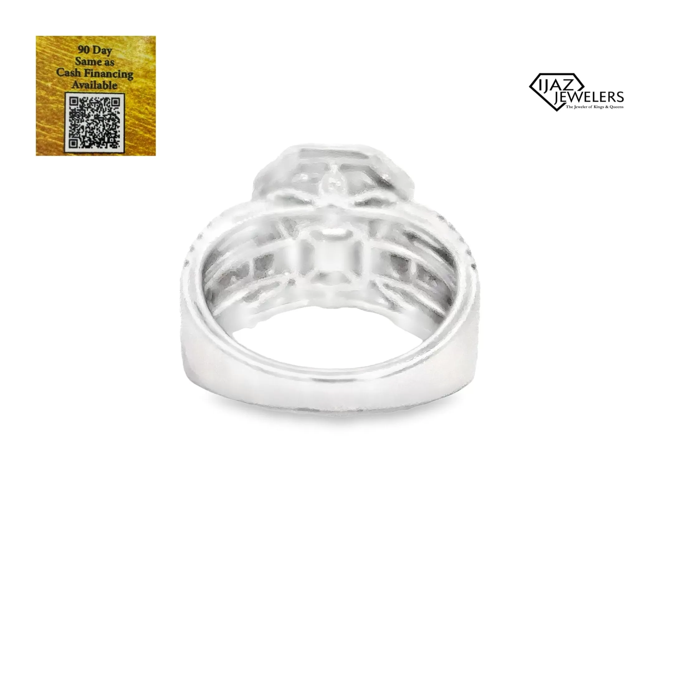 14K White Gold 1.45 CTW Diamond Ladies Ring