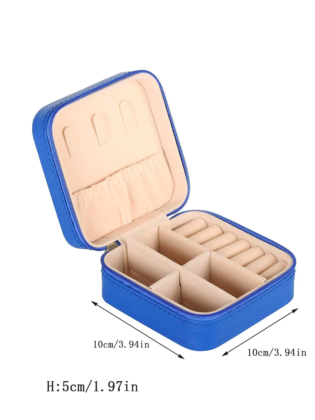 1pc Portable Travel Earrings Storage Box,Mini Ring Storage Case,Necklace Storage Box