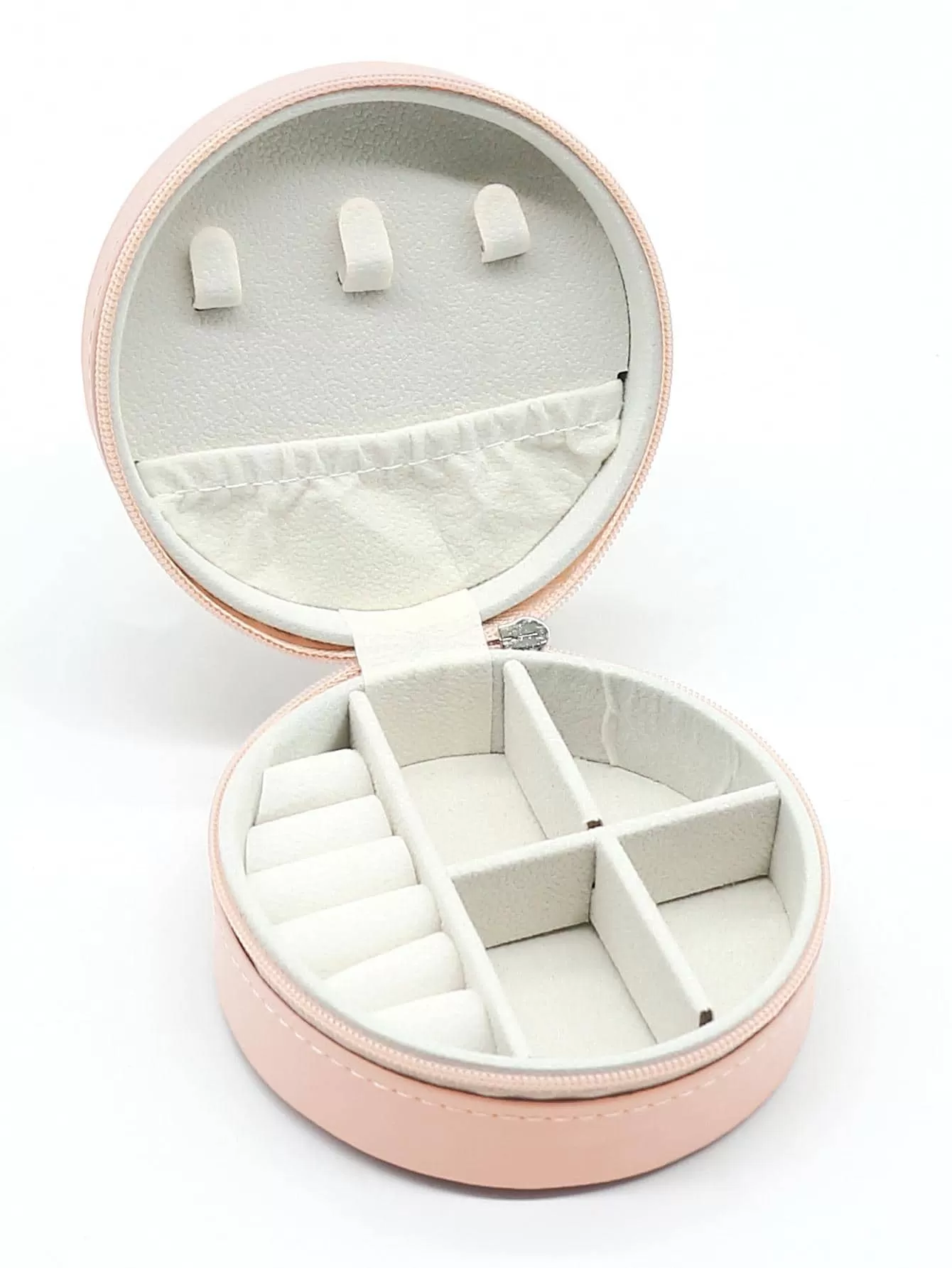 1pc Portable Travel Earrings Storage Box,Mini Ring Storage Case,Necklace Storage Box