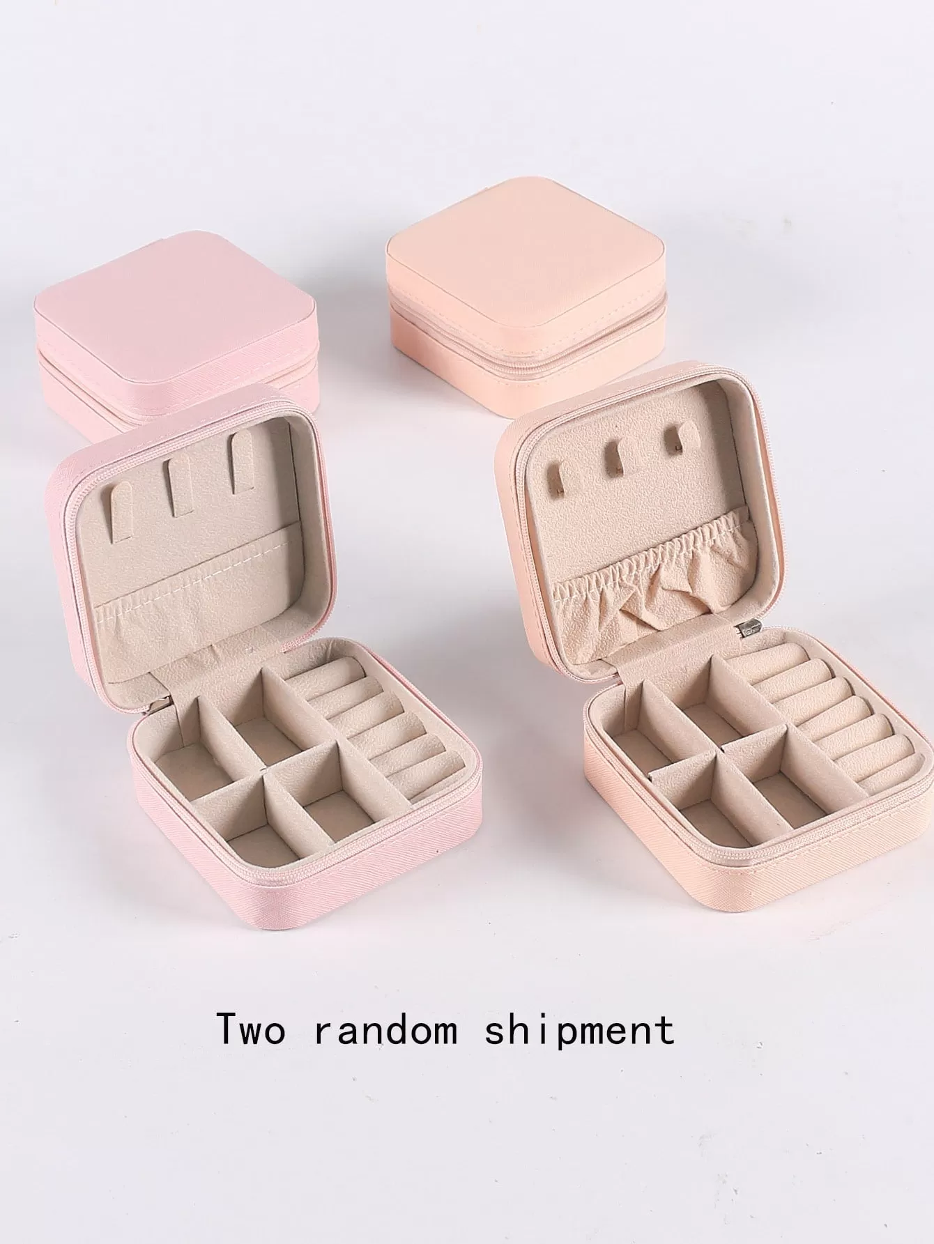 1pc Portable Travel Earrings Storage Box,Mini Ring Storage Case,Necklace Storage Box