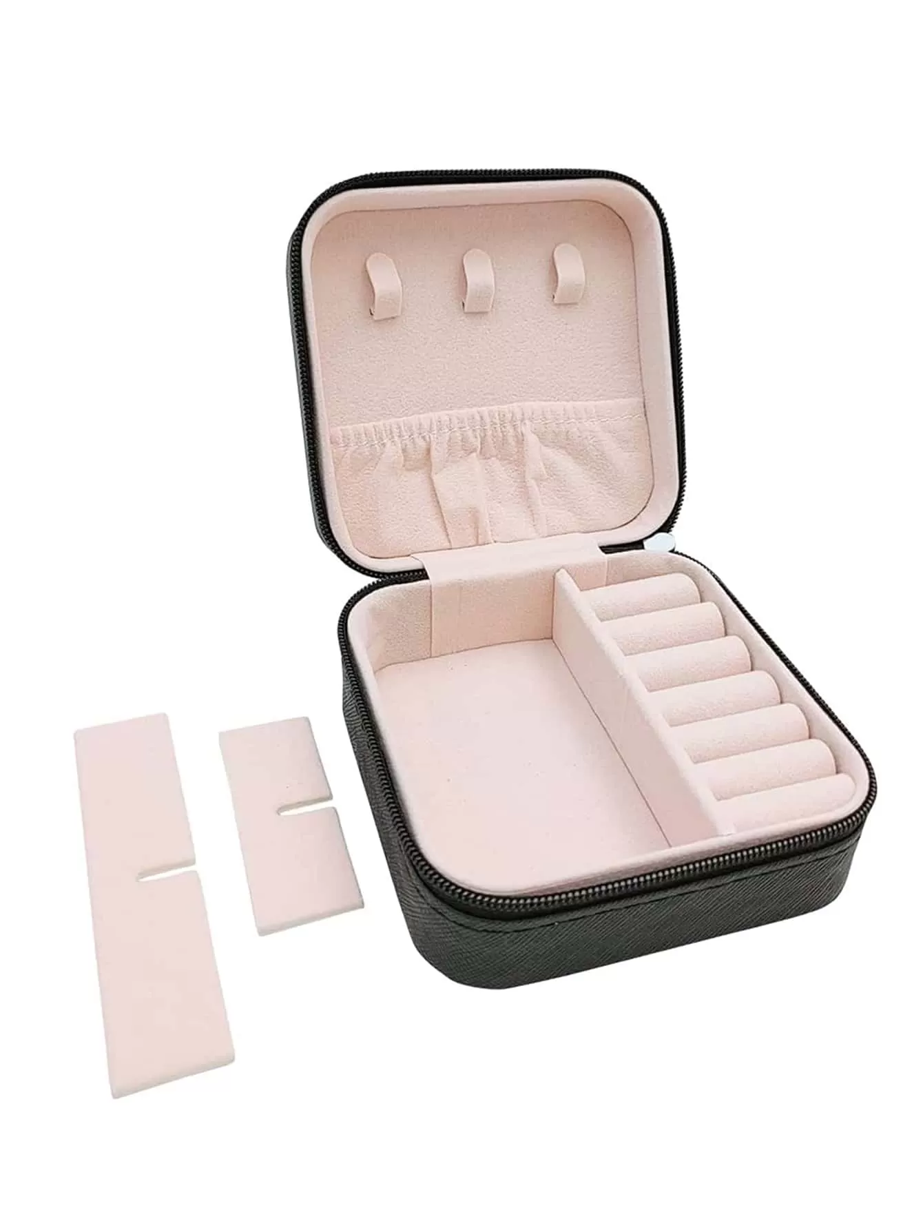 1pc Portable Travel Earrings Storage Box,Mini Ring Storage Case,Necklace Storage Box