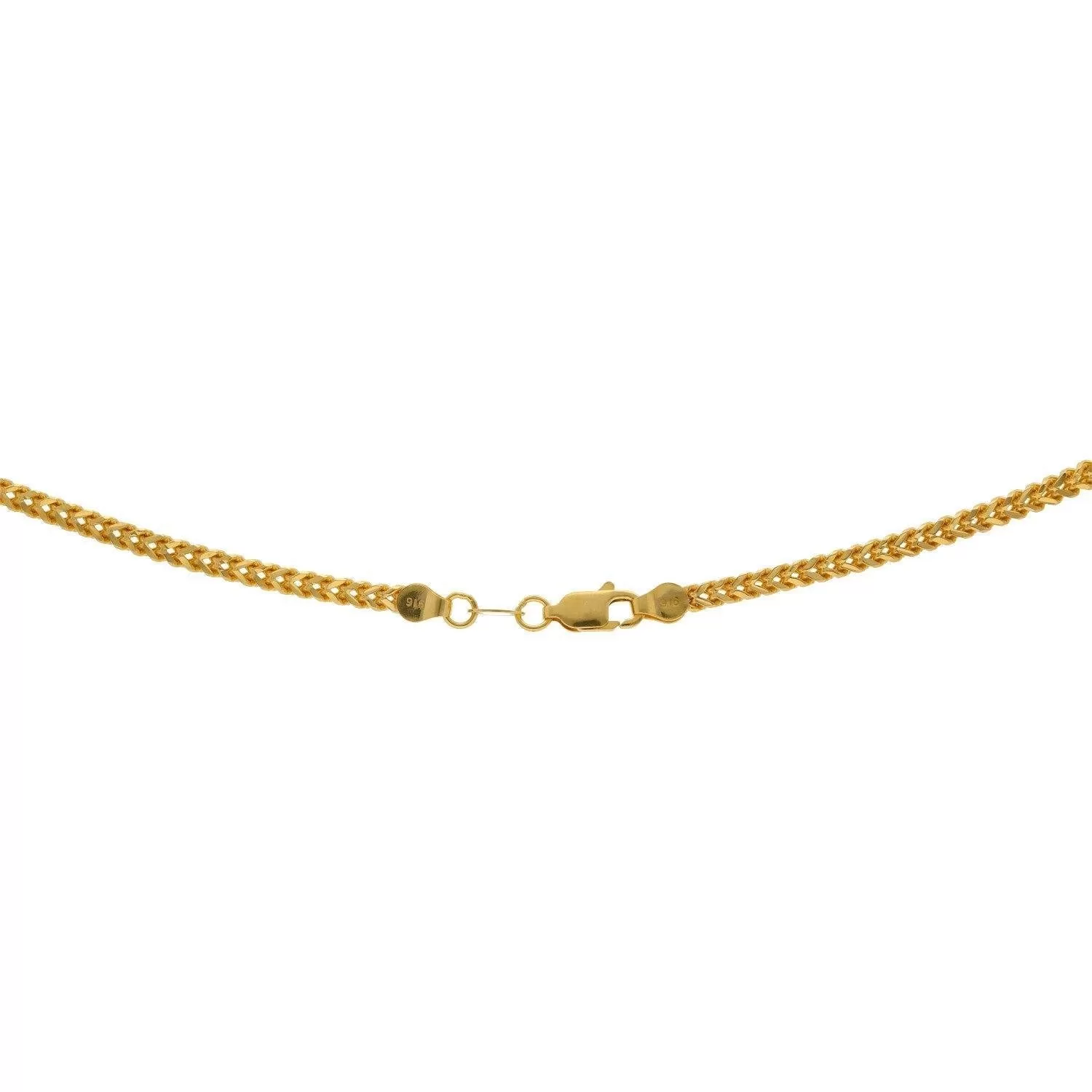 22K Yellow Gold Chain 11.7gm, Length 18inches