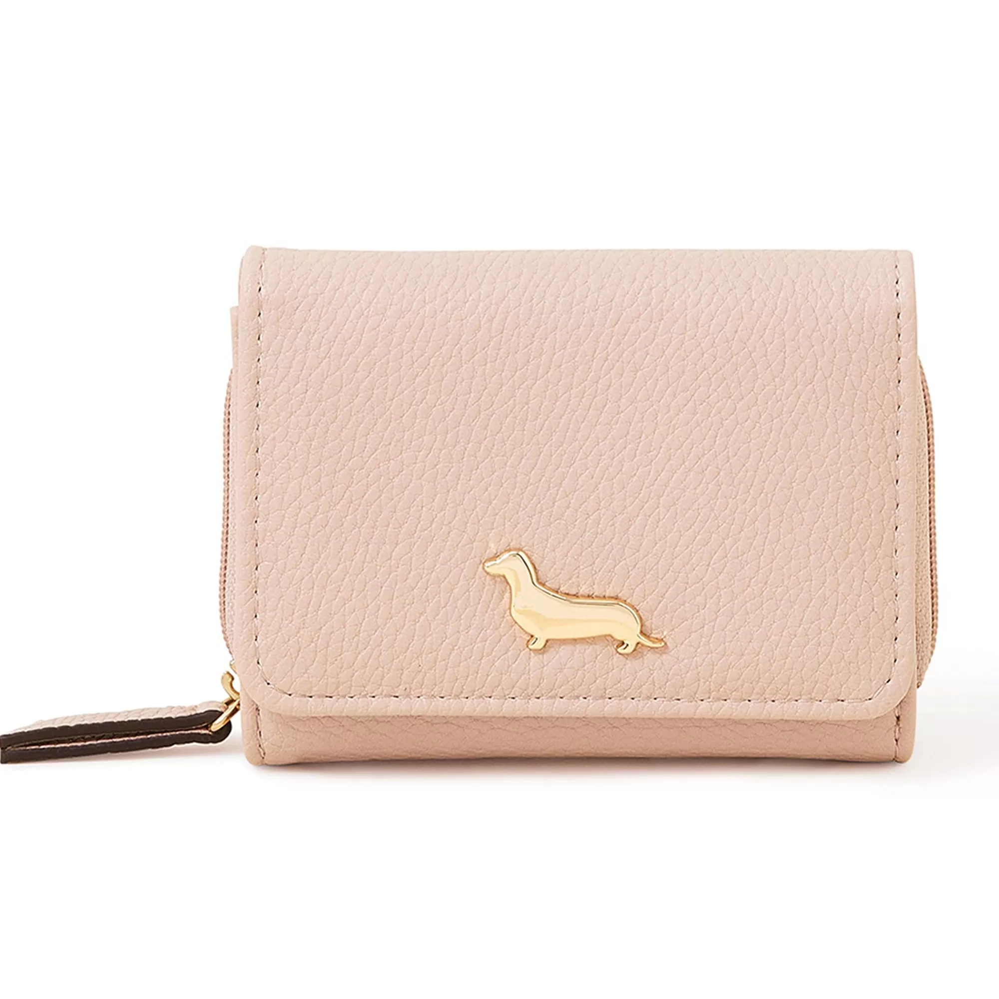 Accessorize London Cream Sausage Dog Purse