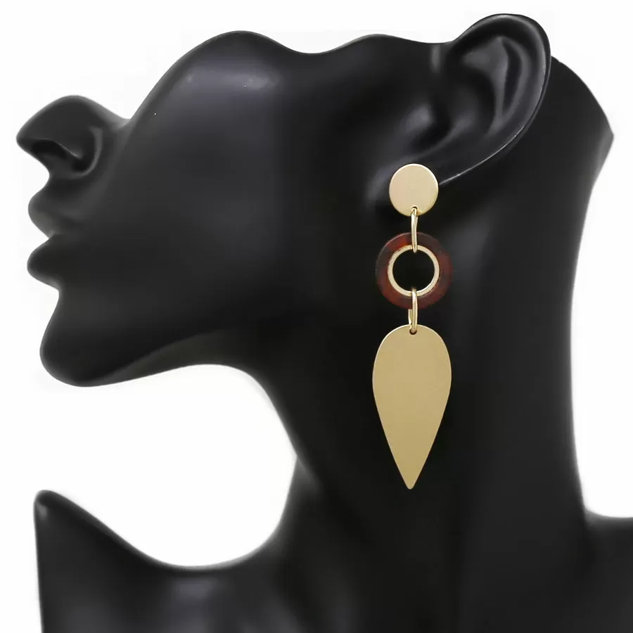 Acetate & Metal Earrings