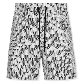 Amiri All Over Amiri Black Alabaster Swim Shorts