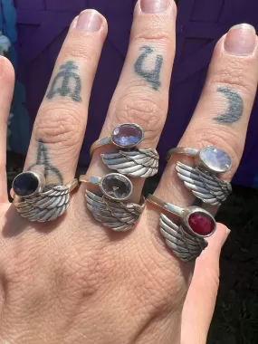 Angel Wing Rings size 8.5 (choose one)