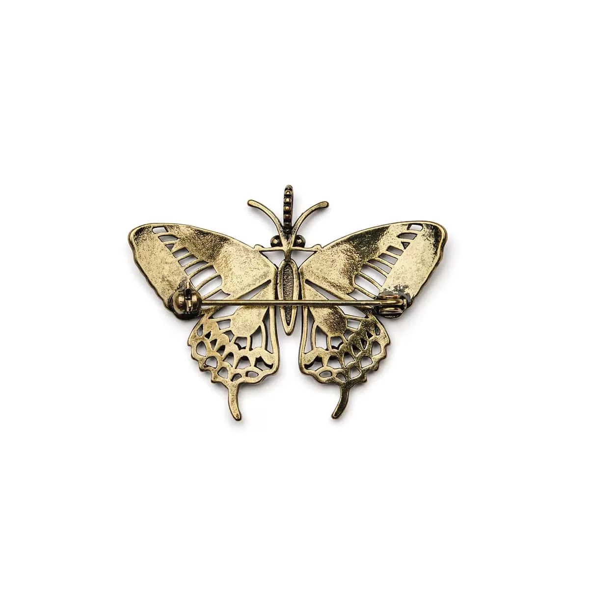 Arts and Crafts Green Enamelled Butterfly brooch