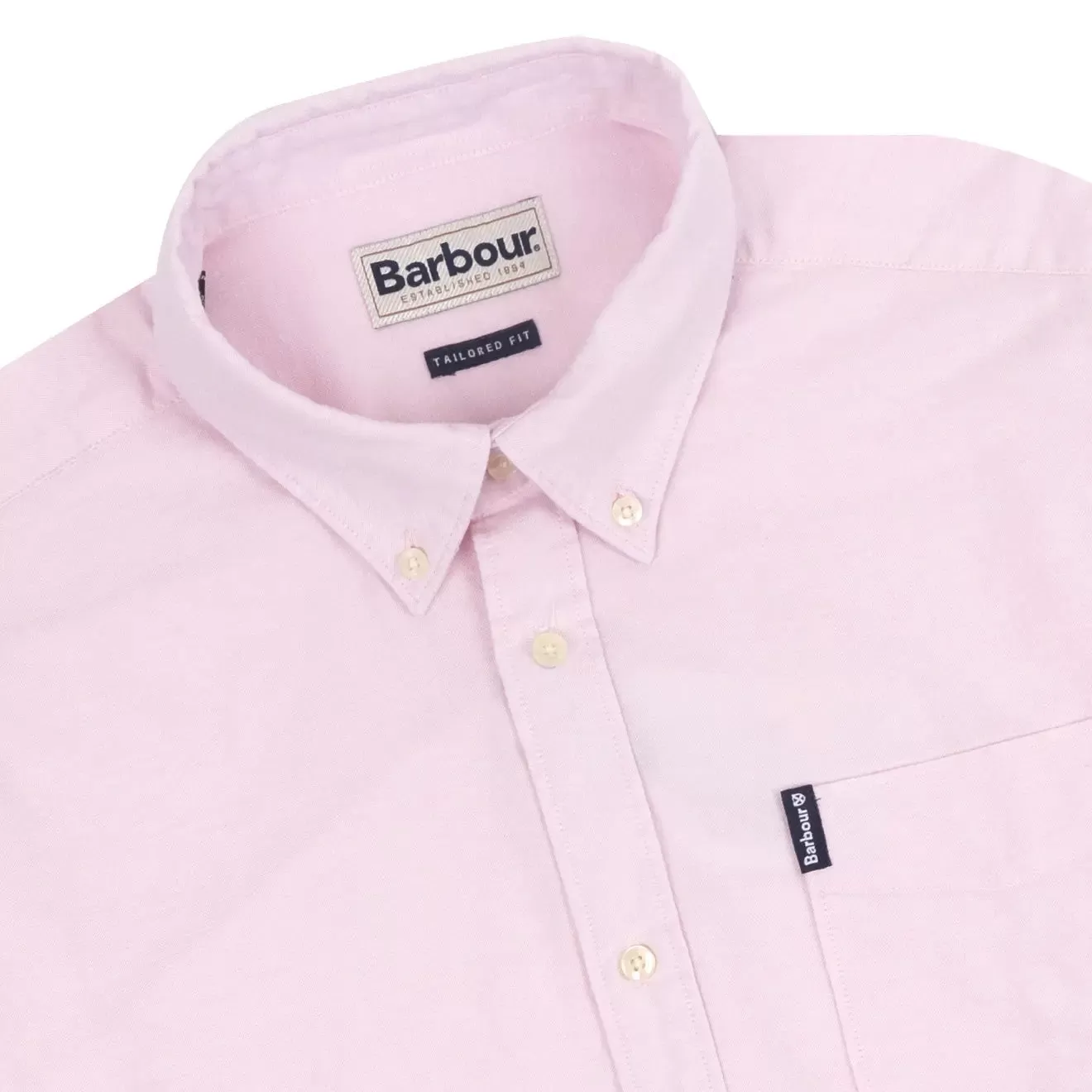 Barbour Oxford L/S Tailored Shirt Pink