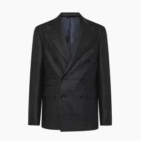 Beckett double breasted wool blazer