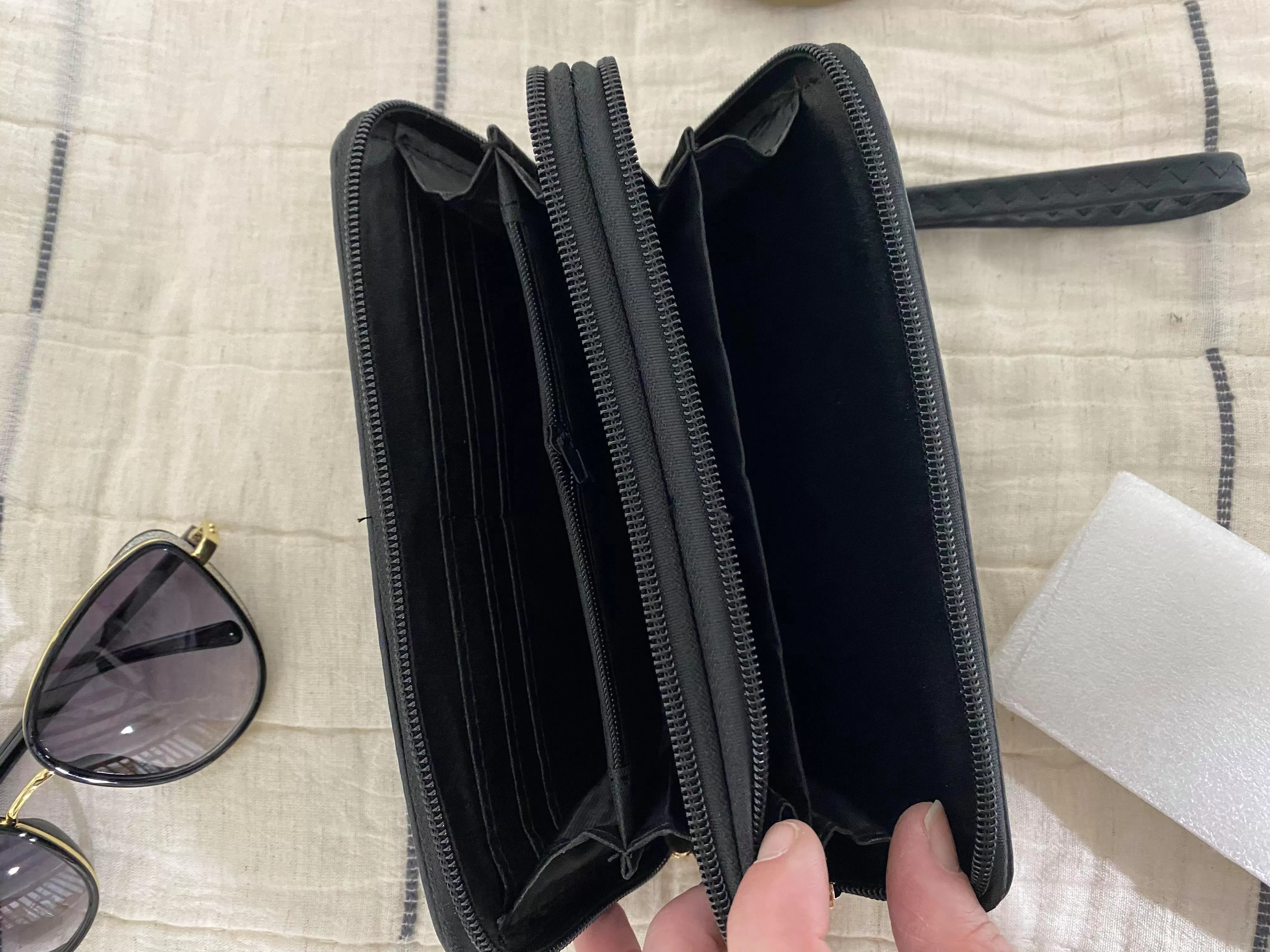 Black Clutch Wallet