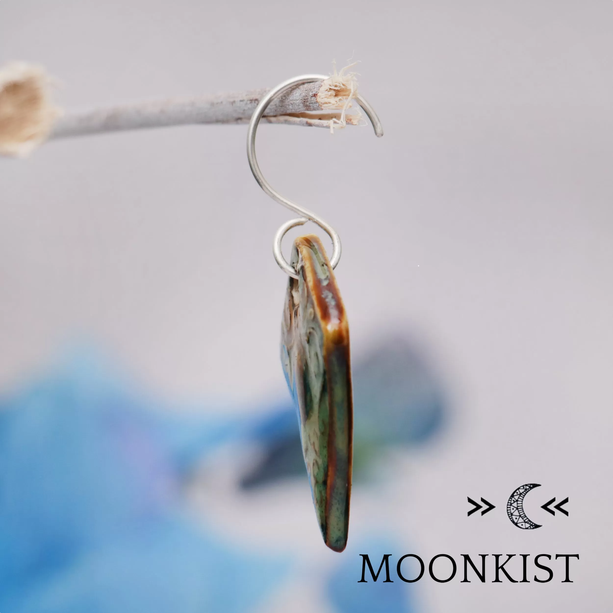 Boho Style Statement Ceramic Earrings | Moonkist Designs