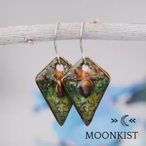 Boho Style Statement Ceramic Earrings | Moonkist Designs