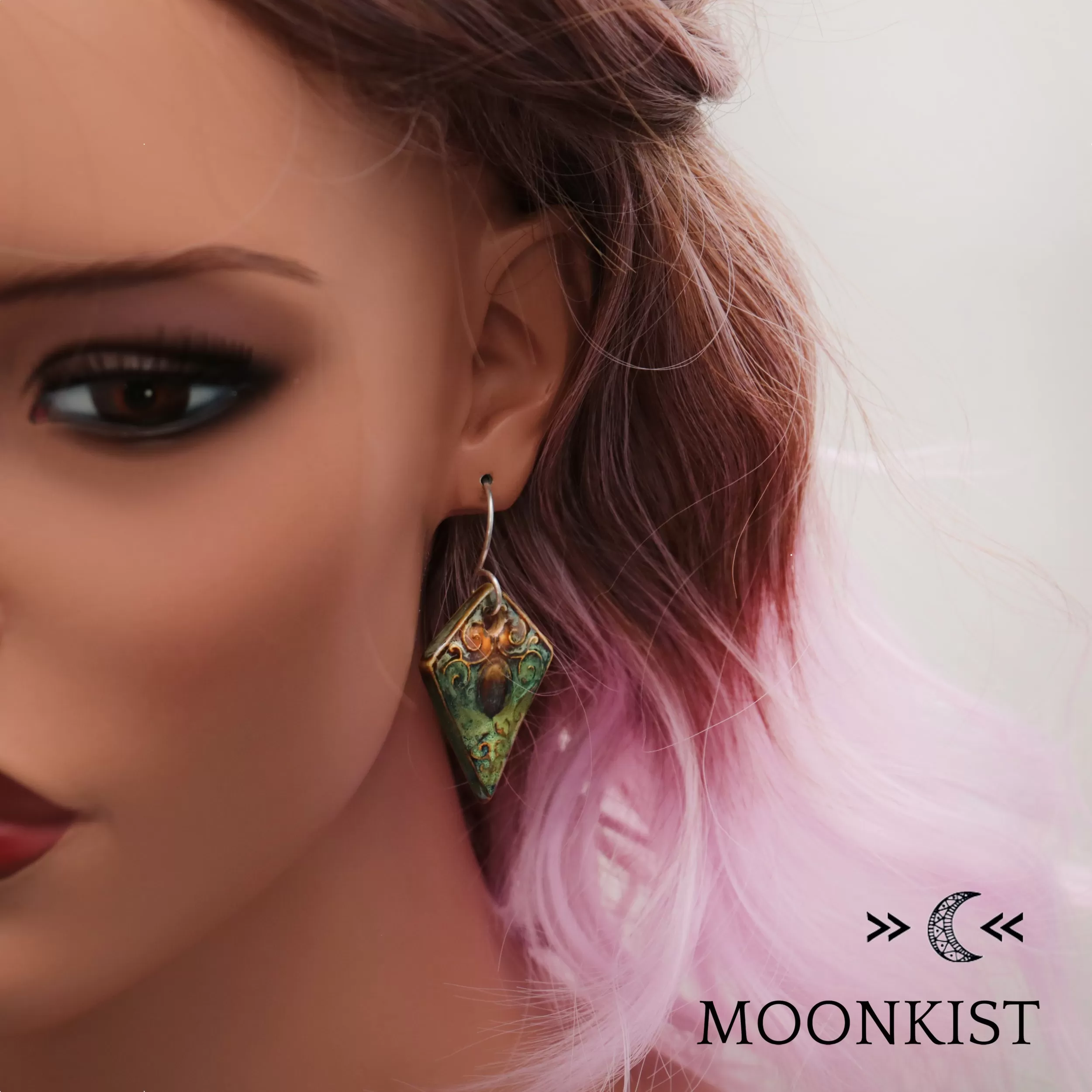 Boho Style Statement Ceramic Earrings | Moonkist Designs