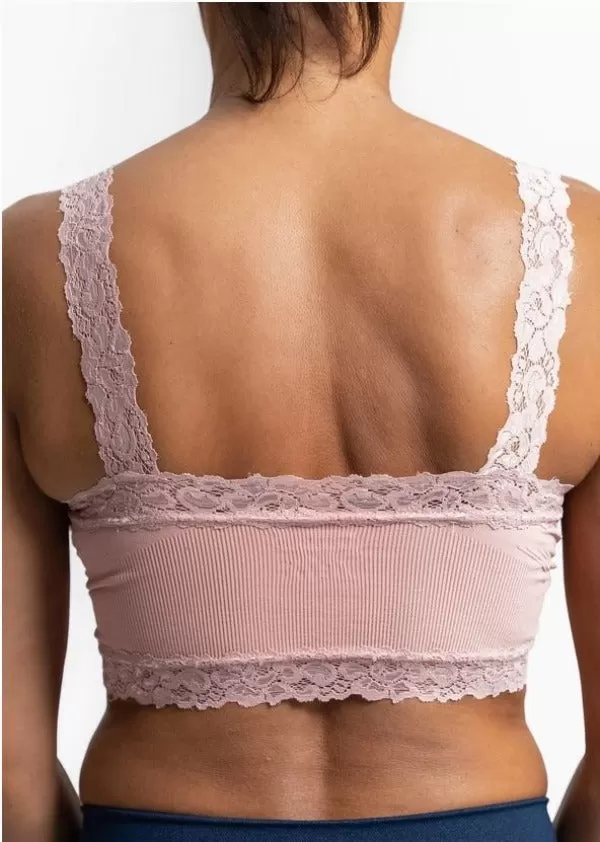 Bralette - Lace - Dusty Rose