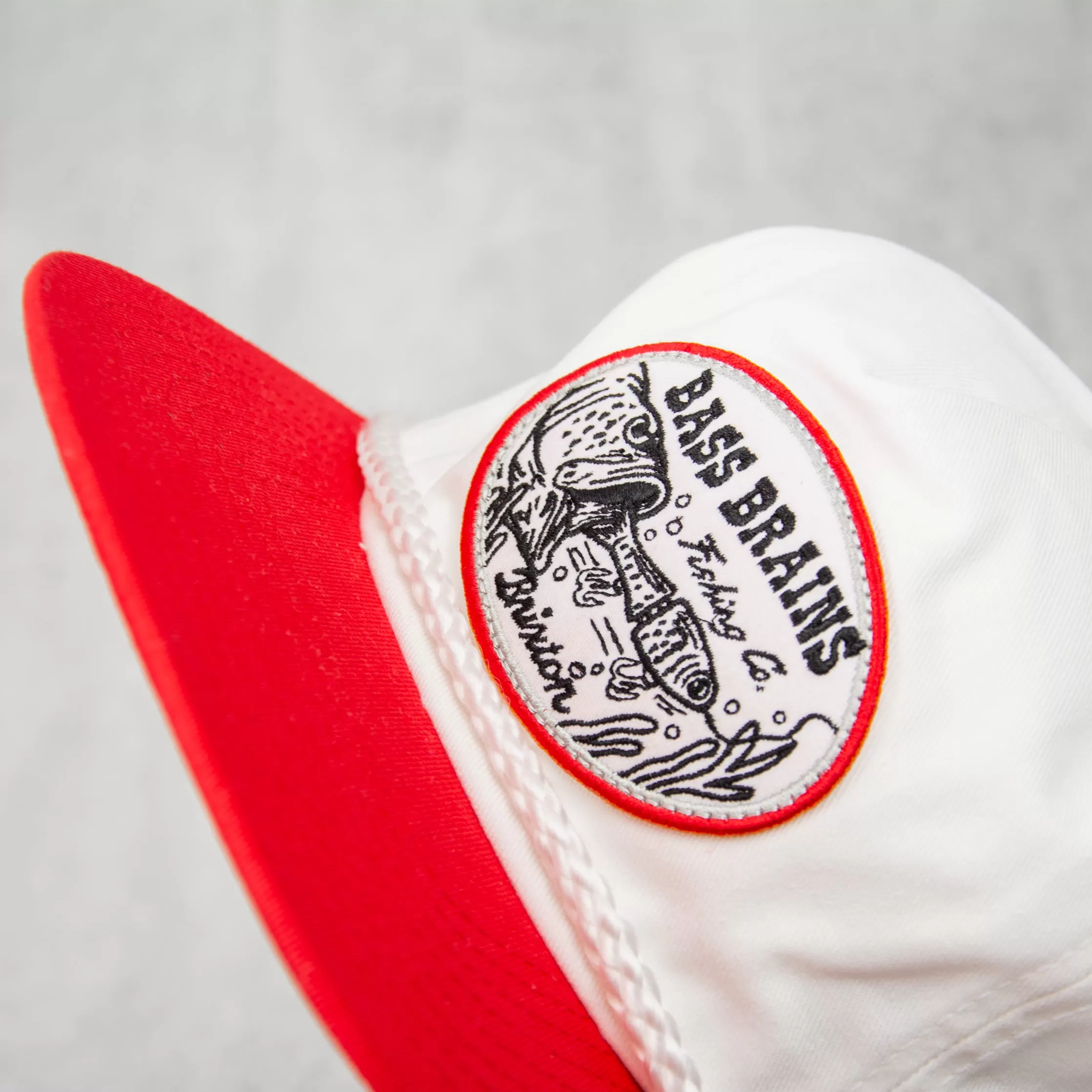 Brixton Bass Swim HP Snapback - White / Red