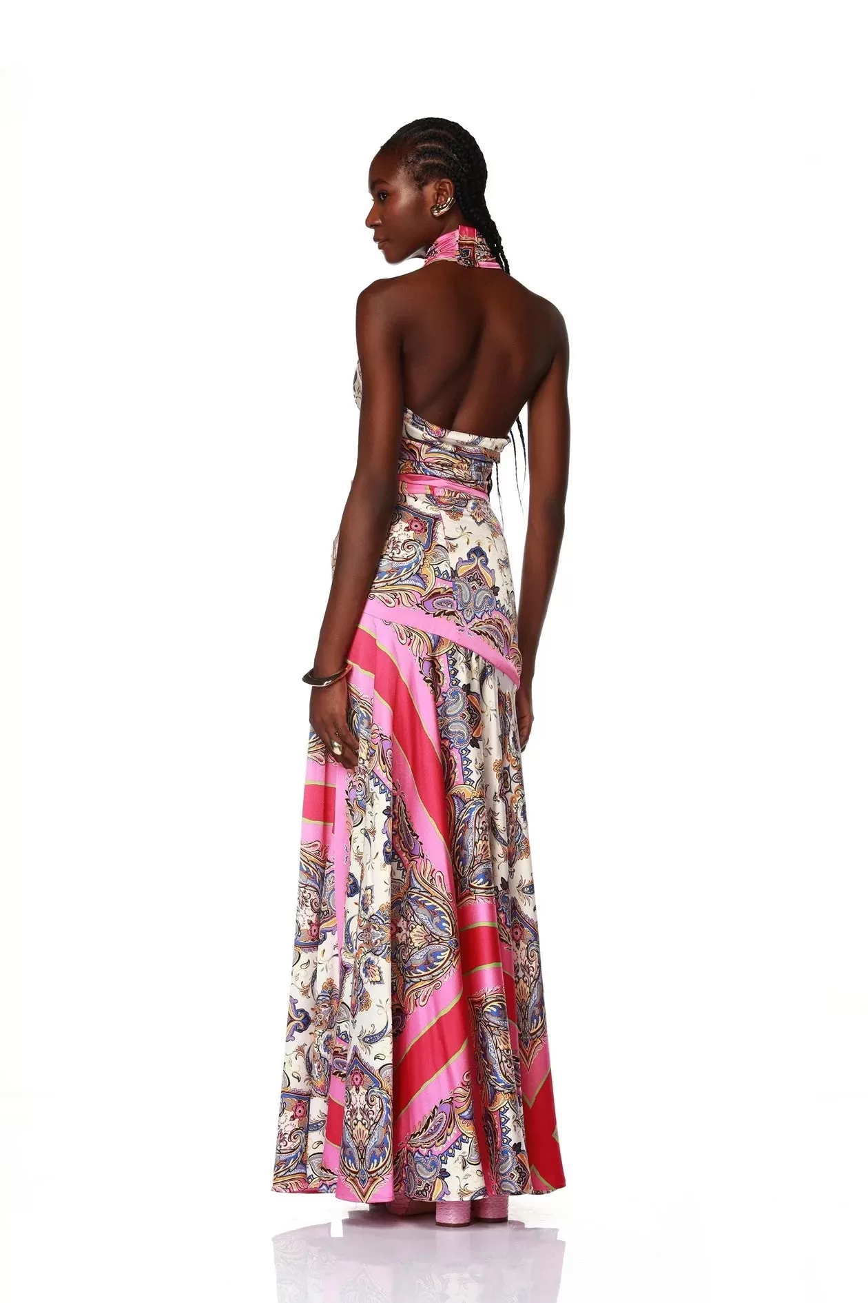 Bronx and Banco - Cleopatra Skirt - Pink Multi