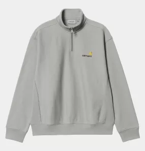 Carhartt WIP Half Zip American Script Sweatshirt in Marengo