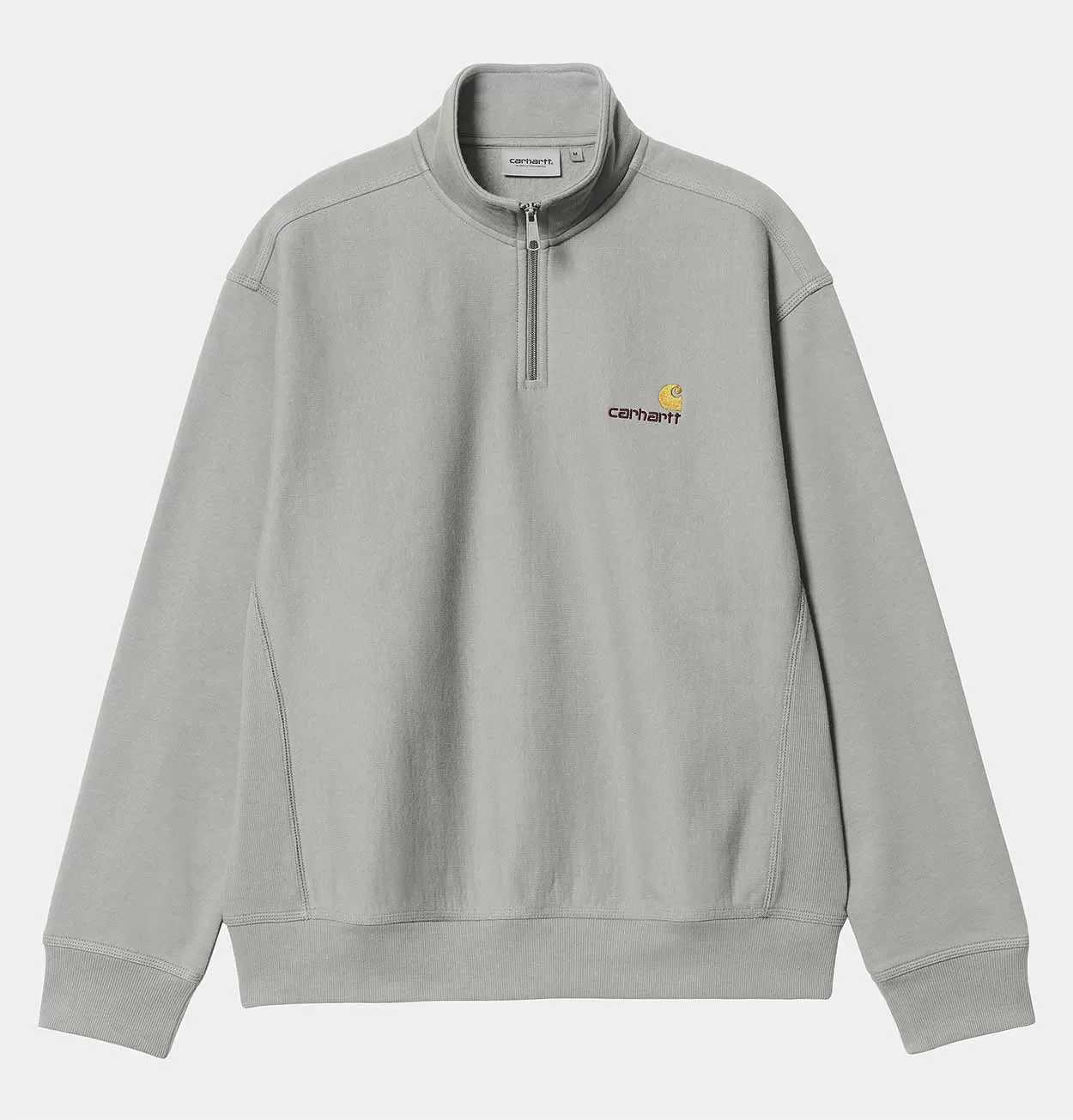 Carhartt WIP Half Zip American Script Sweatshirt in Marengo