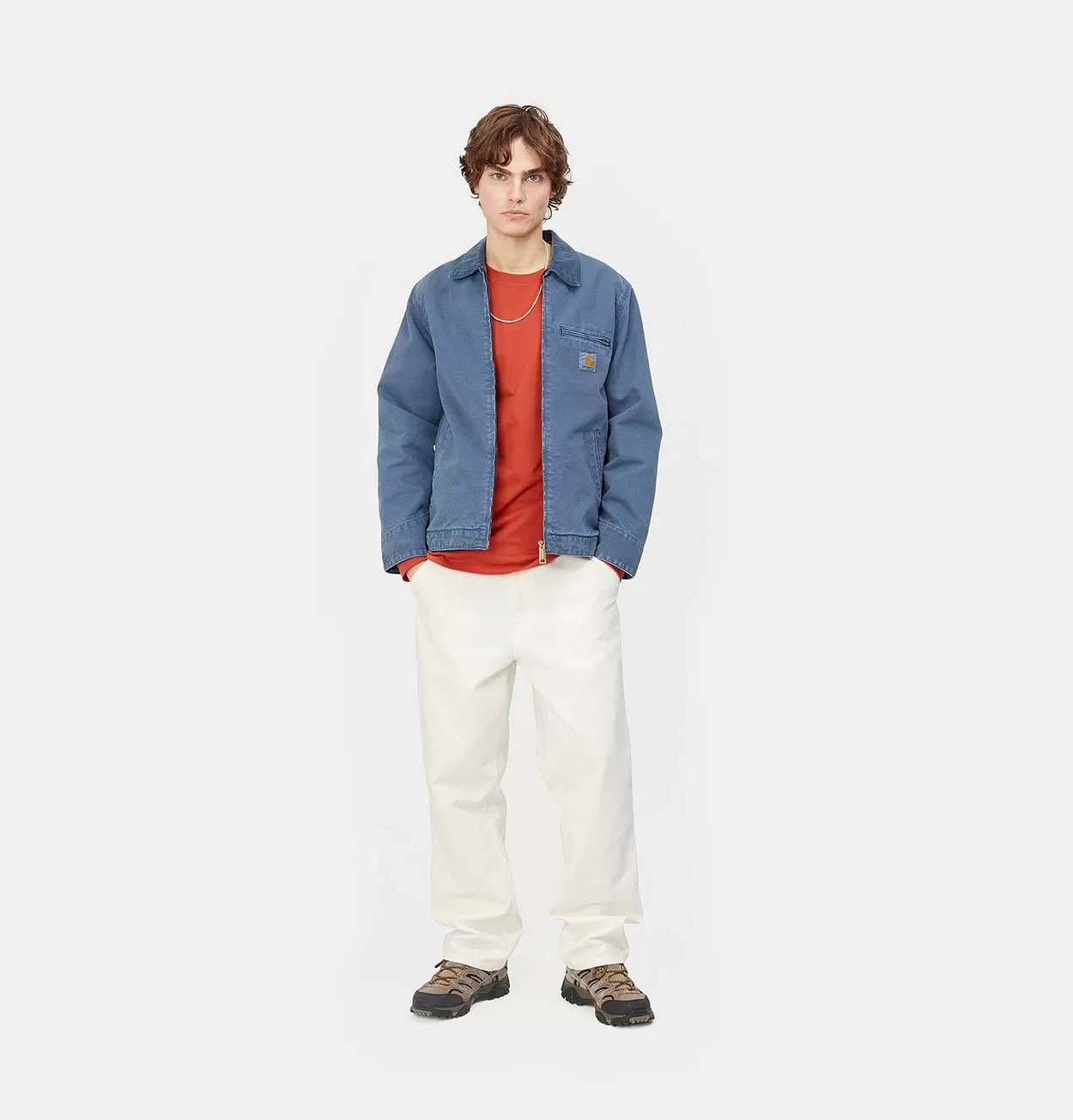 Carhartt WIP Simple Pant in Wax Stone Washed