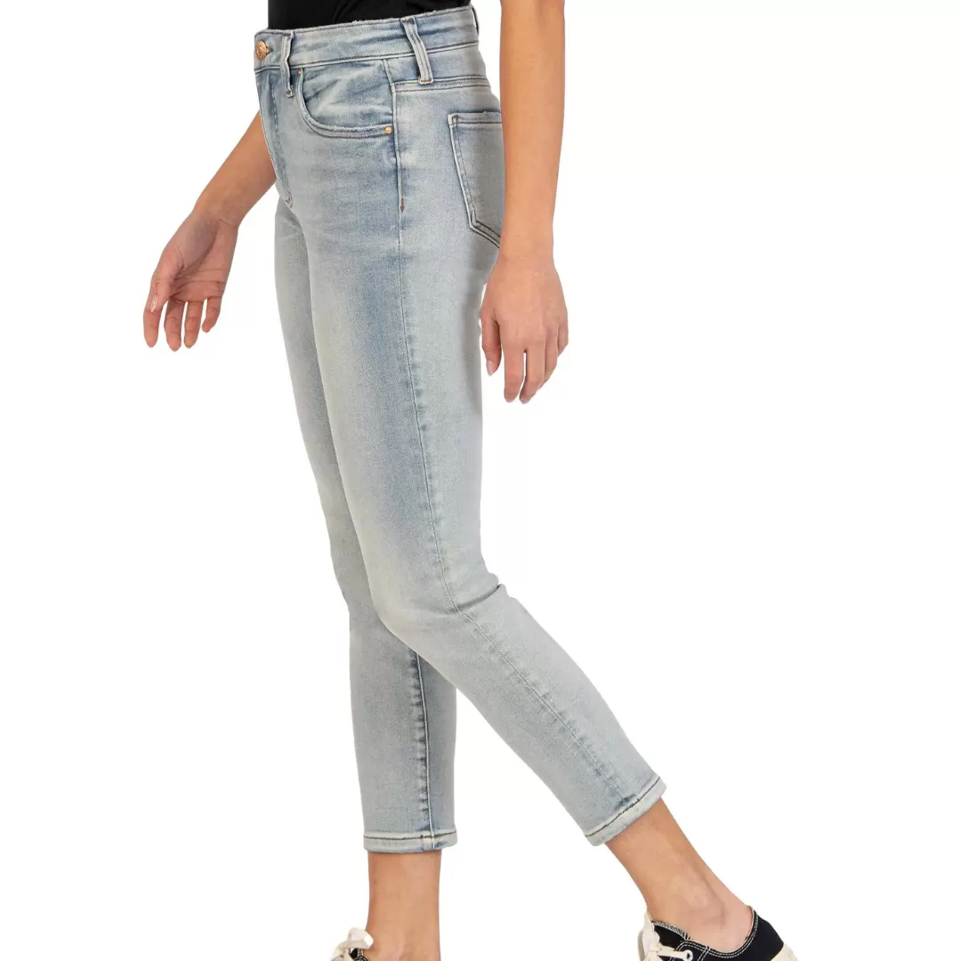 Catherine High Waist Crop Slim Boyfriend Jeans (Conscious)