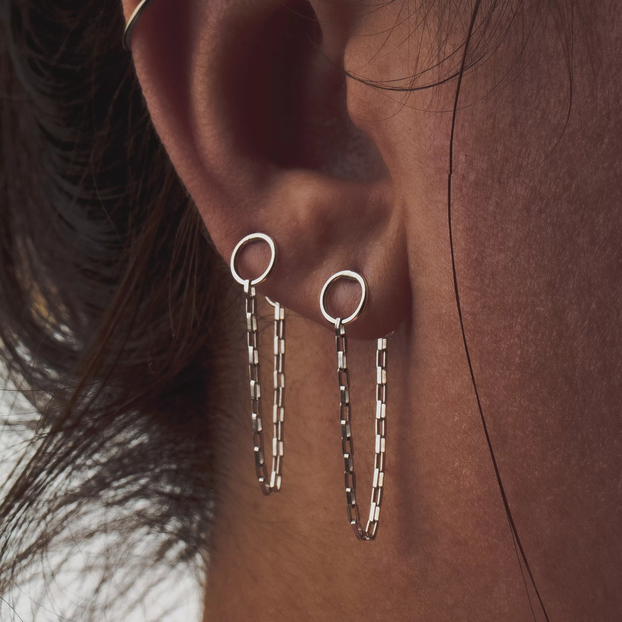 Chain Loop Earrings