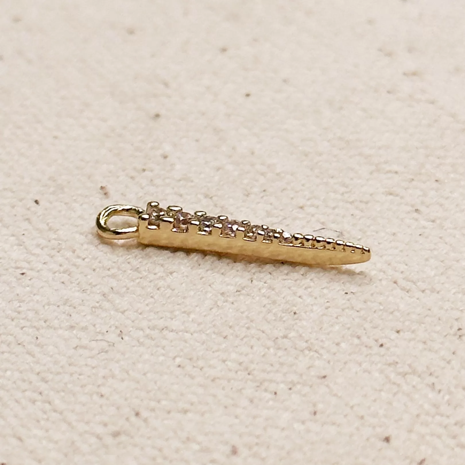 CZ Spear Earring Charm