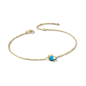 December Birthstone Bracelet 14K Yellow Gold