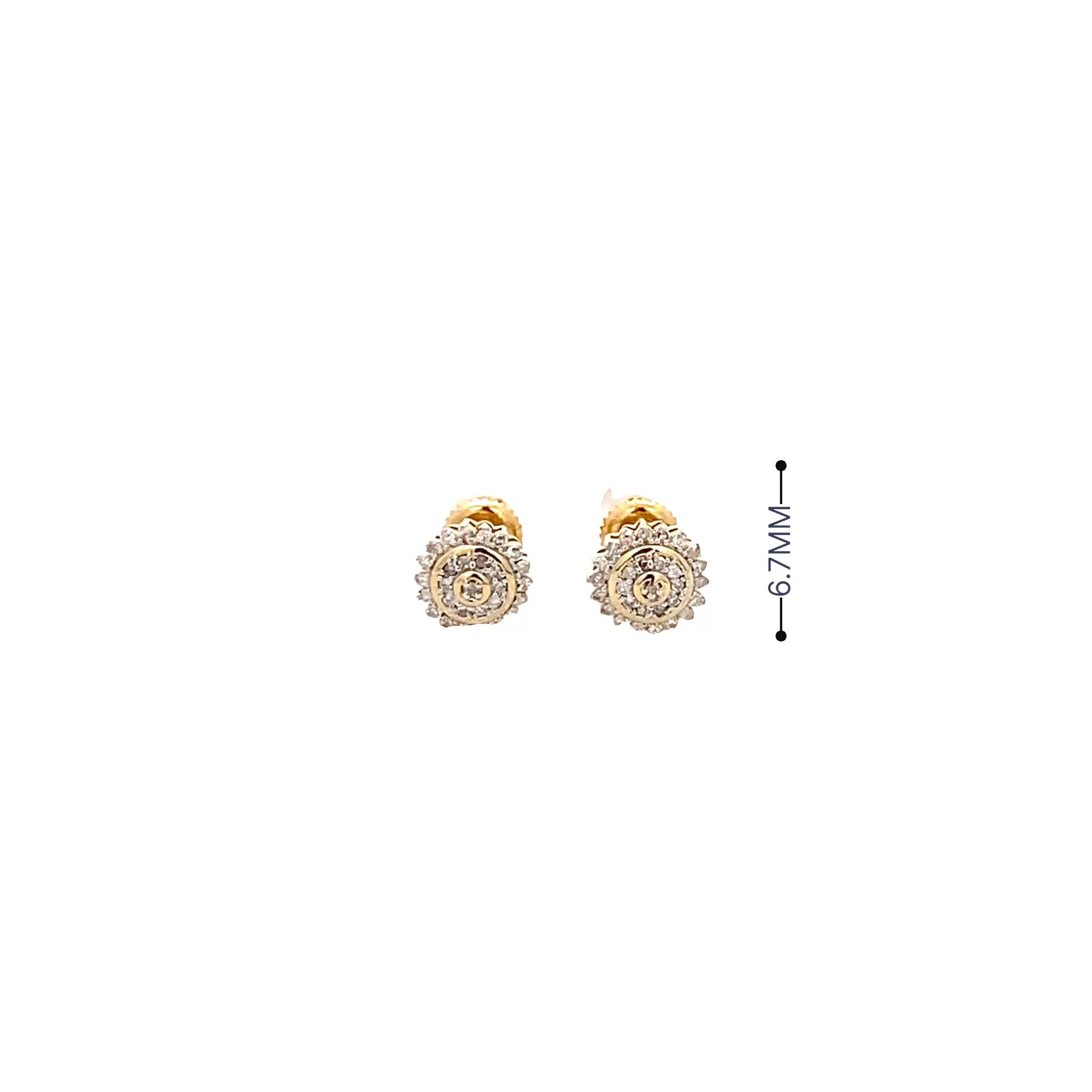 Diamond 0.20 Circle Earrings