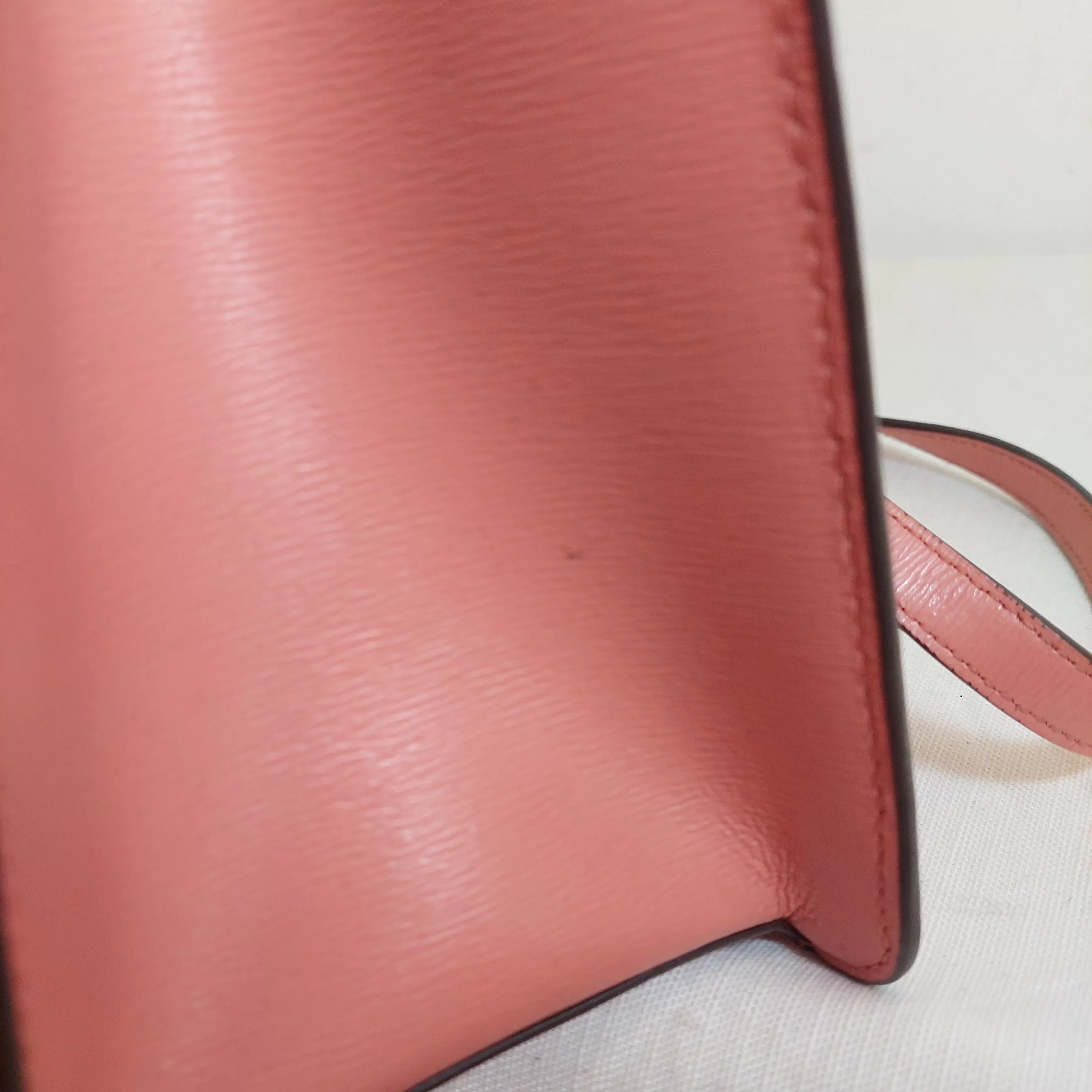 DKNY Pink Leather Large Zip Tote | Pre loved |