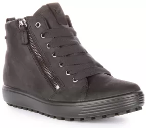 Ecco Soft 7 Tred Waterproof In Black For Women