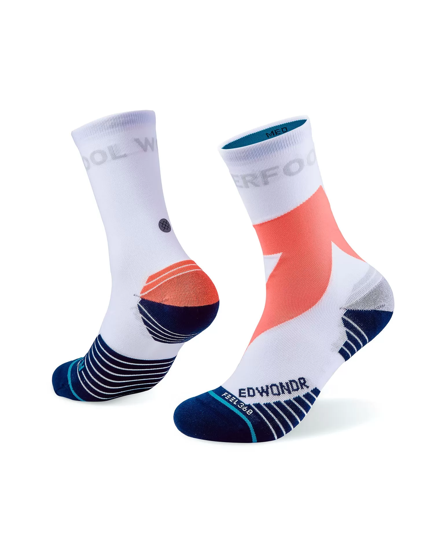 EdWonder x Stance Wonderfool Performance Socks [Explore] - White Pink