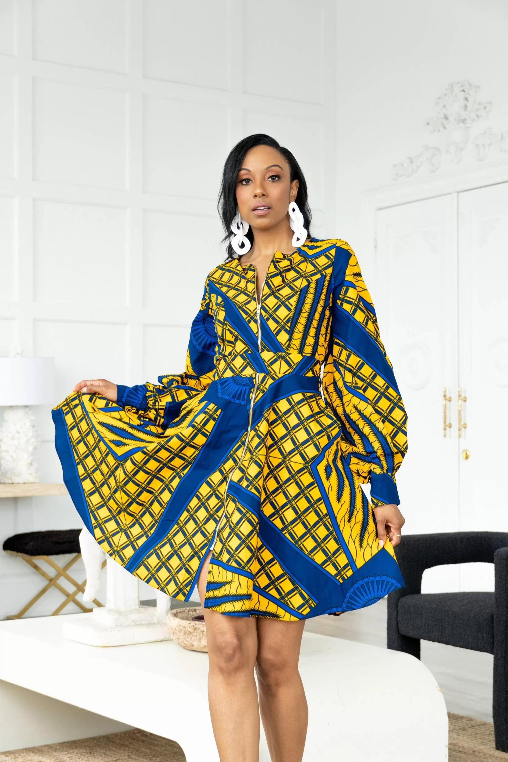 Ezabel African Print Women's Dress