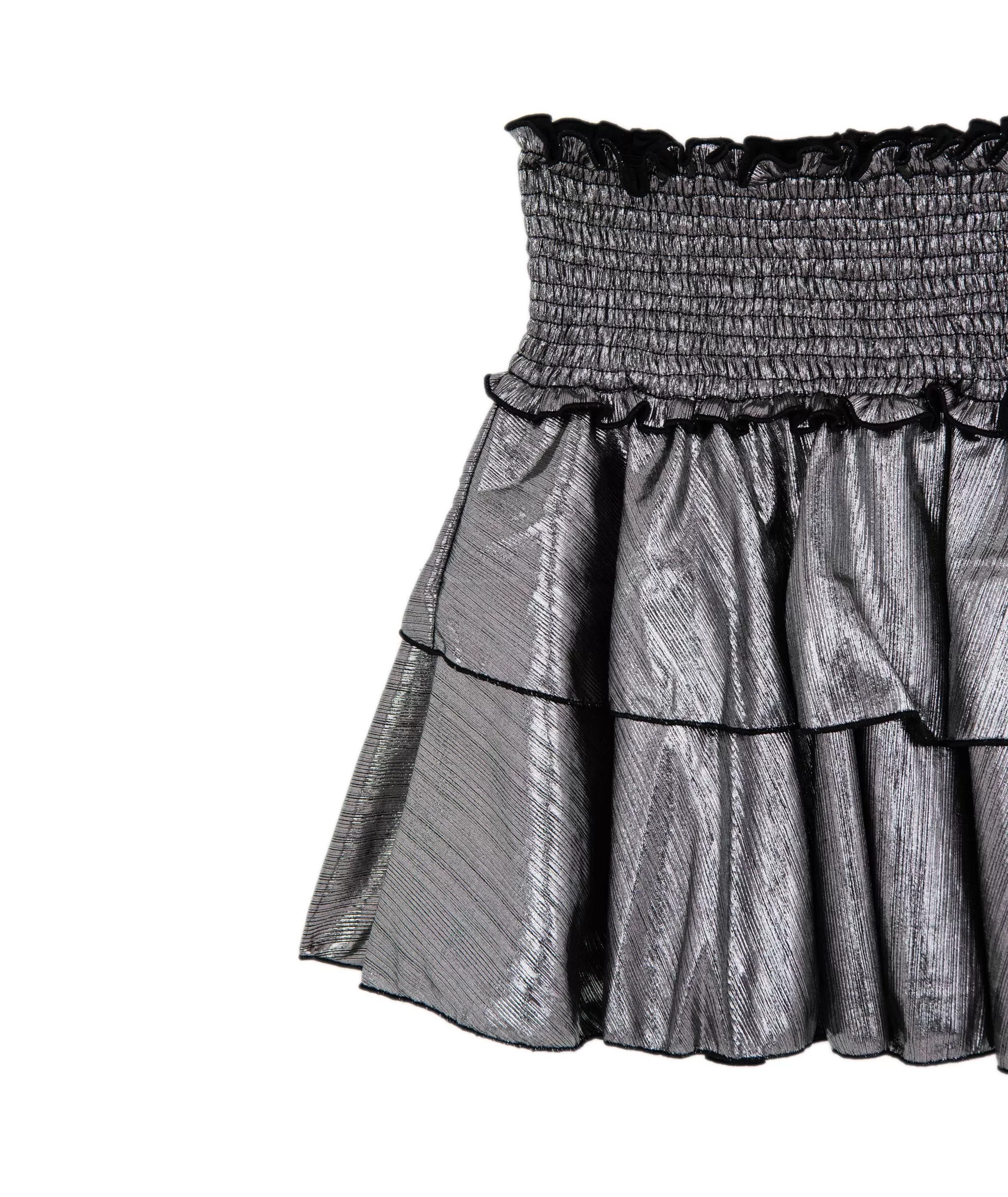 FBZ Girls Metallic Smock Skirt