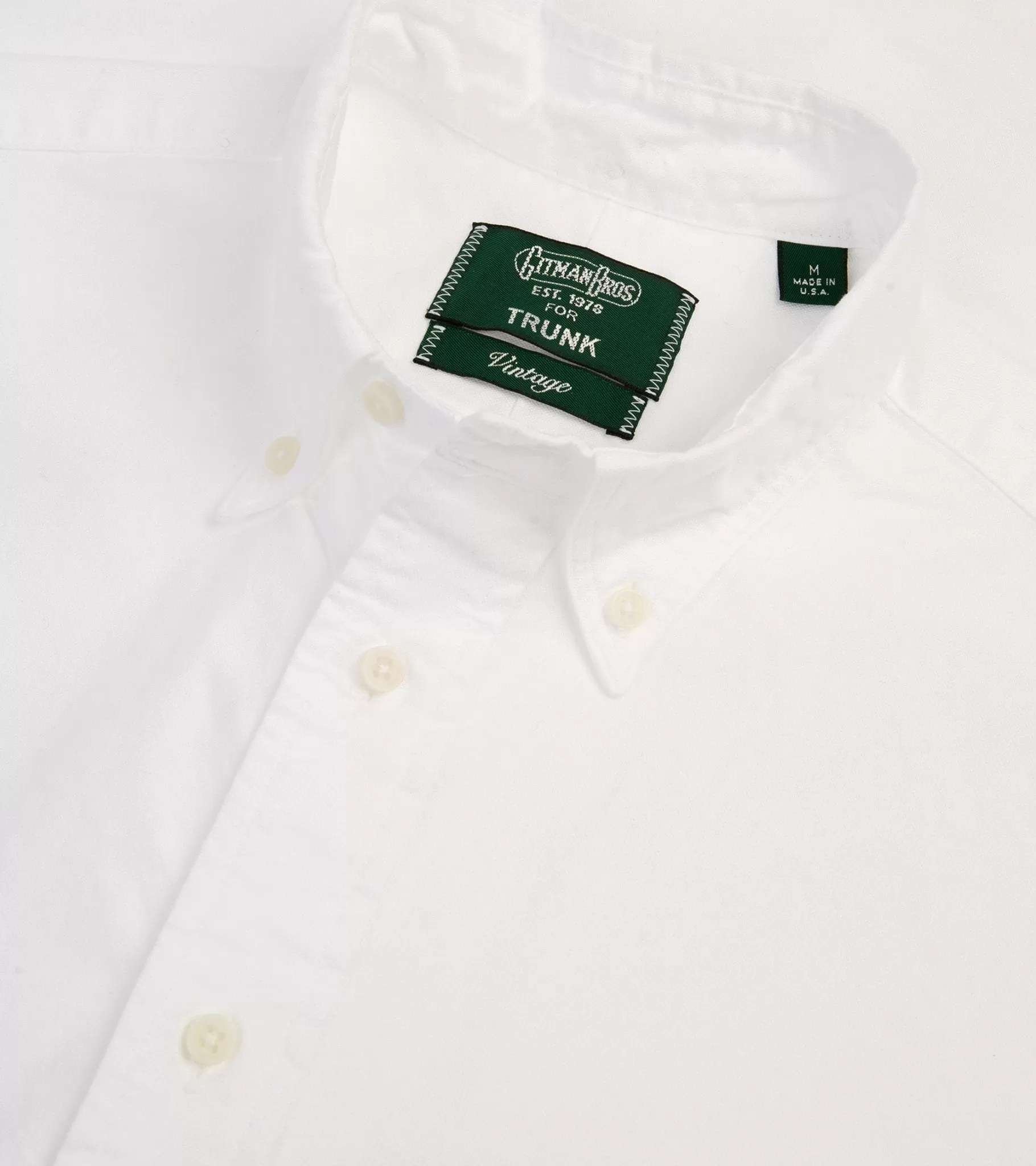 Gitman Vintage Oxford Shirt: White