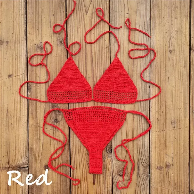 Hand Crochet Mini Bikini Set  micro sexy Bikini set