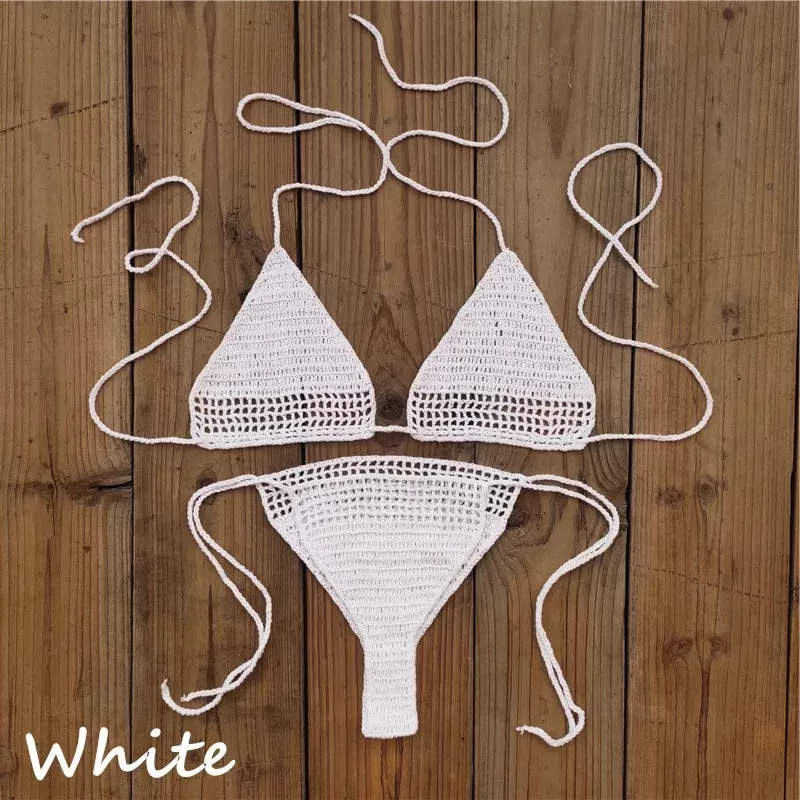 Hand Crochet Mini Bikini Set  micro sexy Bikini set